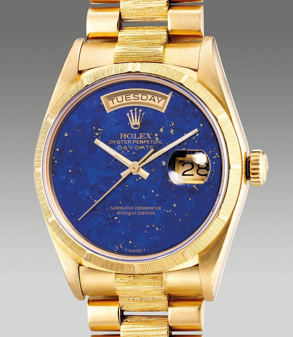 rare yellow gold Rolex wristwatch