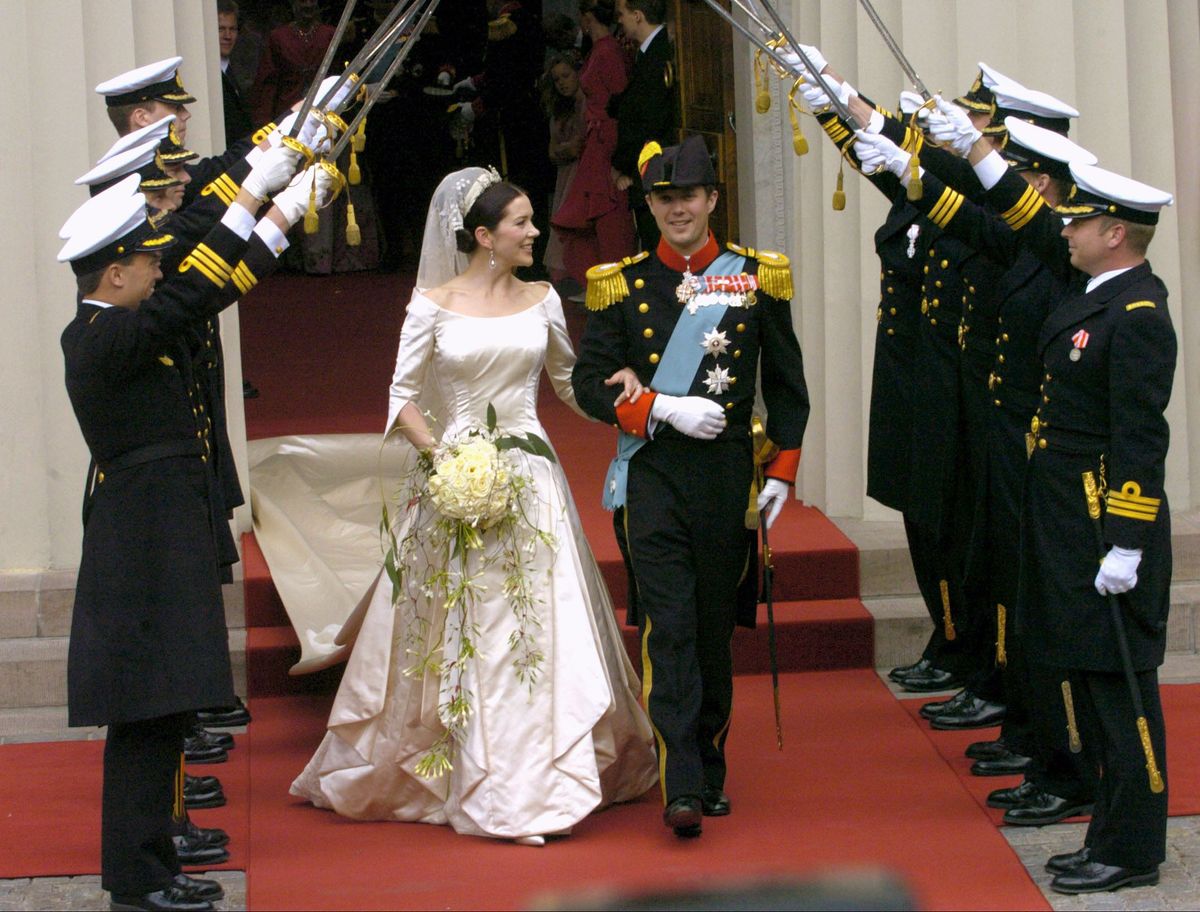 Princess mary of shop denmark wedding dress