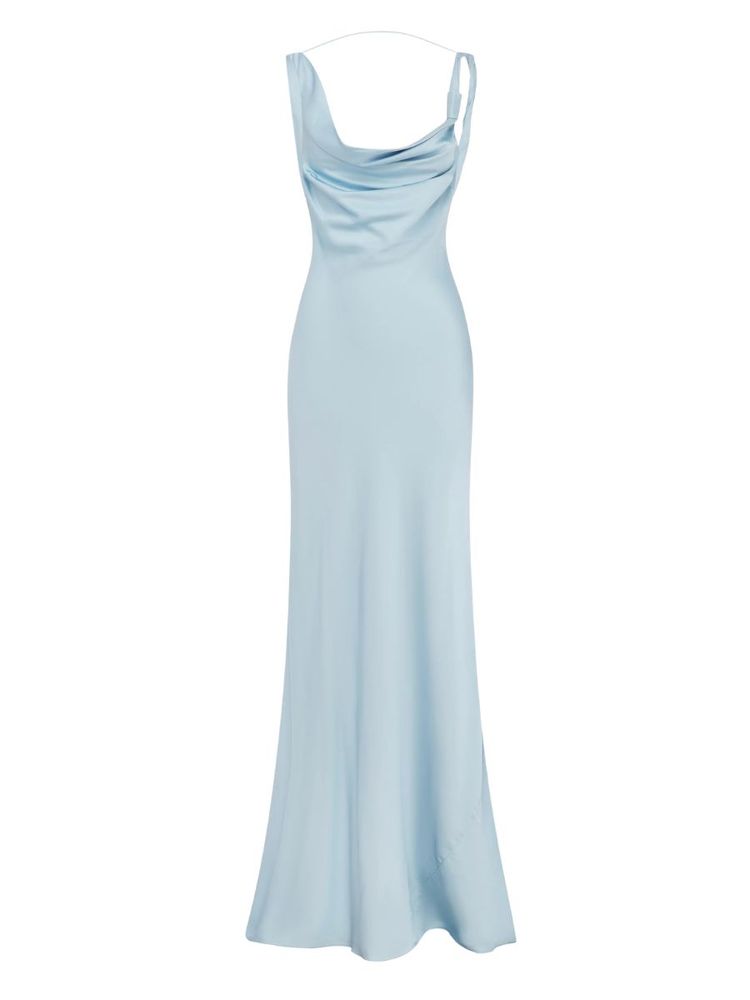 The best sky blue maxi dress - Arcina ori - On a white background