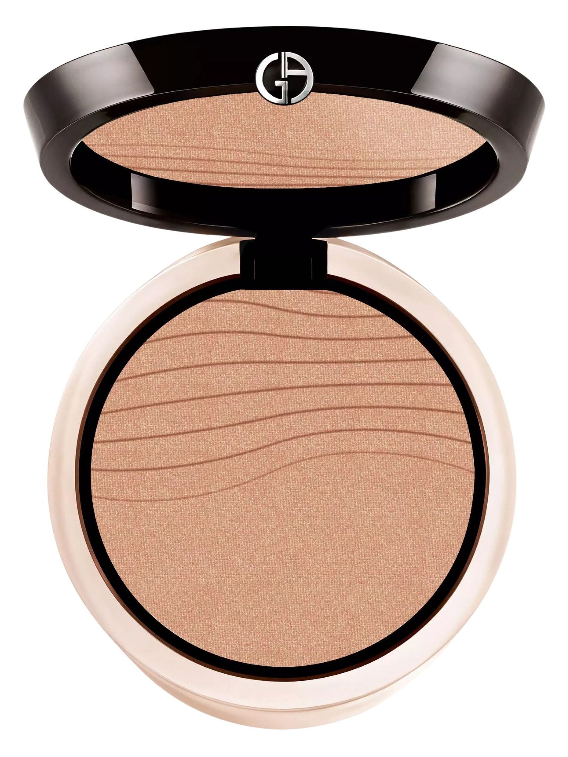 Luminous silk glow fusion powder 5.5 medium with a peach undertone