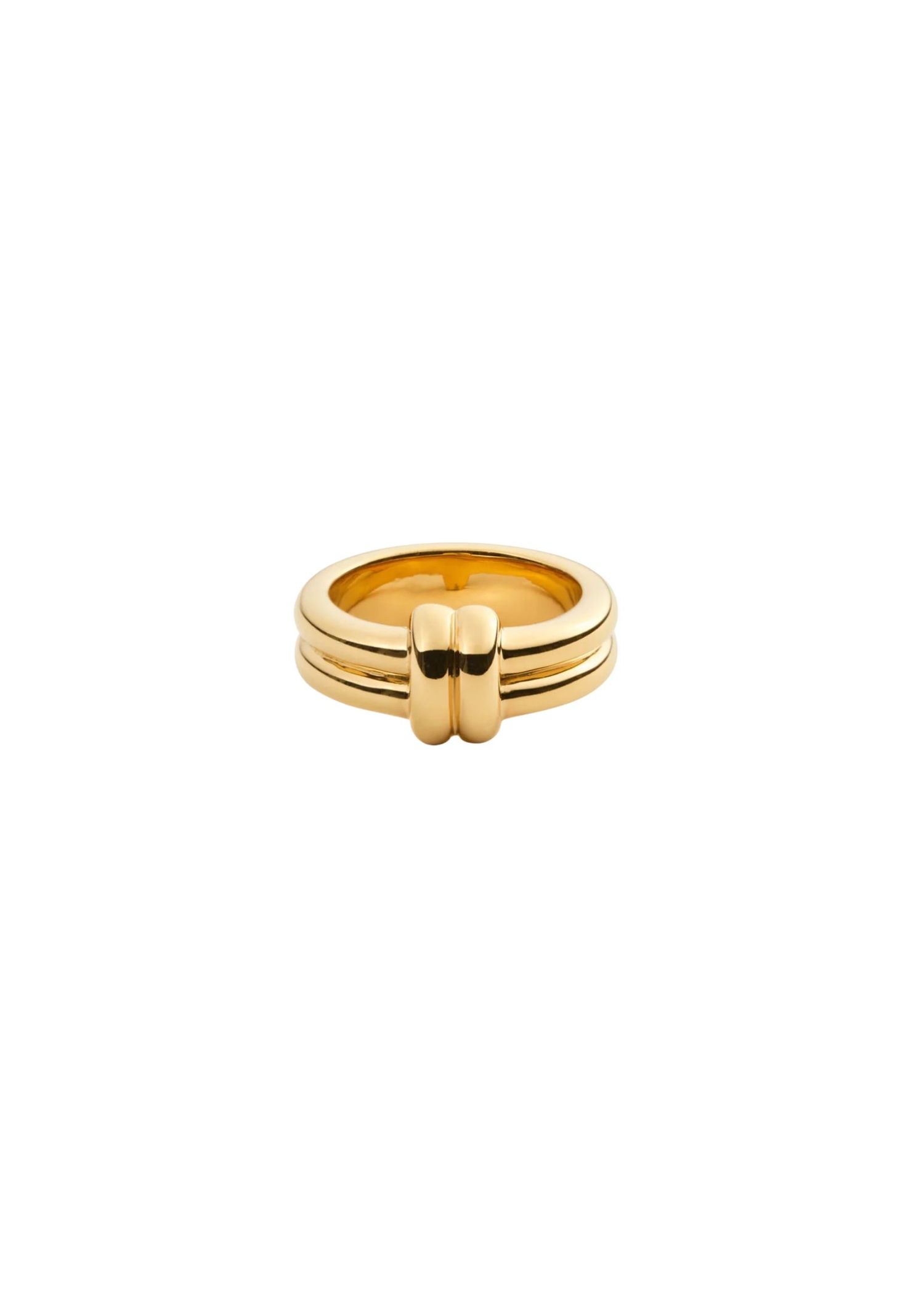 The rounded bands form a powerful, streamlined silhouette with a modern edge.