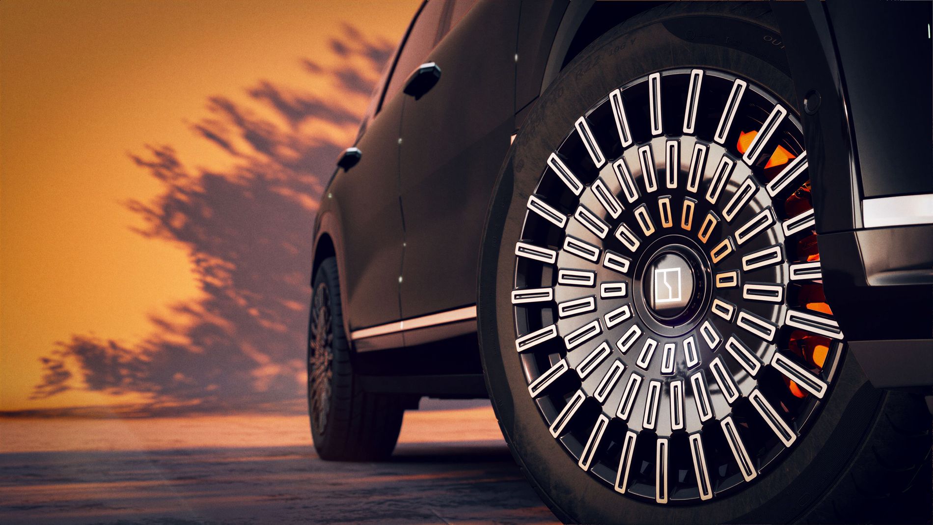 The luxury Zeekr 9X plug-in hybrid SUV
