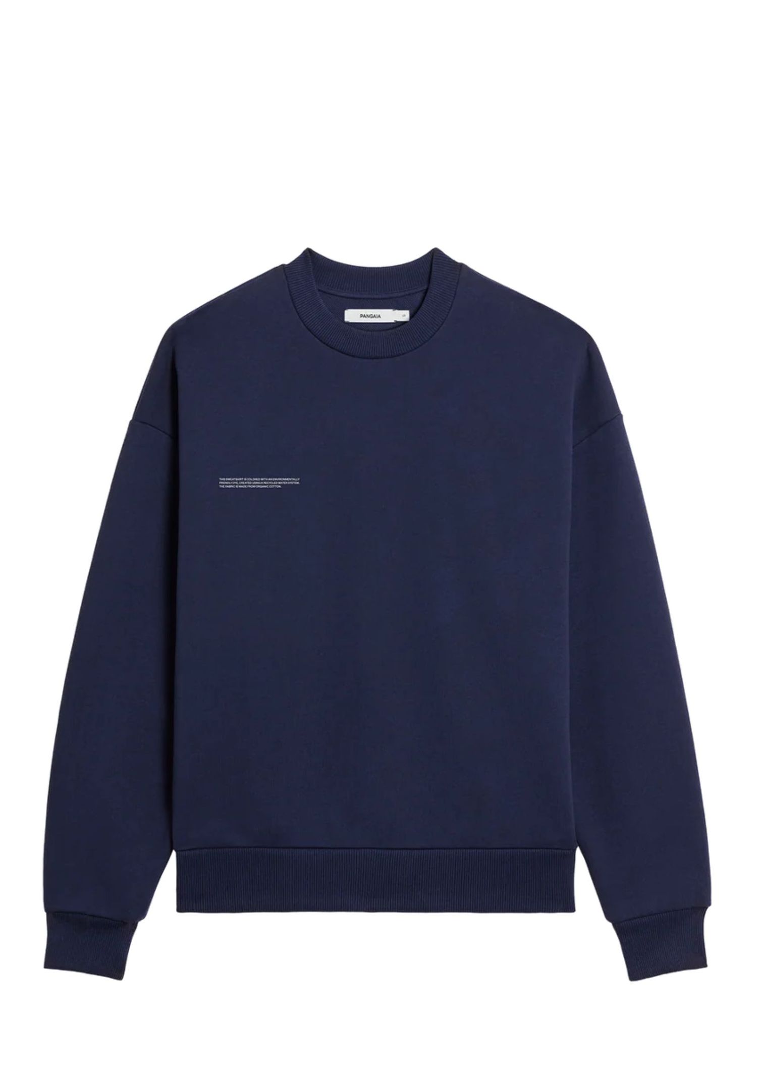 Navy cotton blend sweatshirt