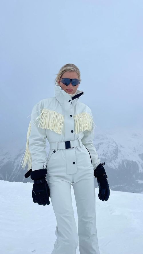 Fringe ski suit store