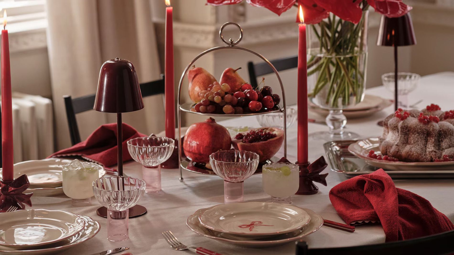 Christmas tablescape