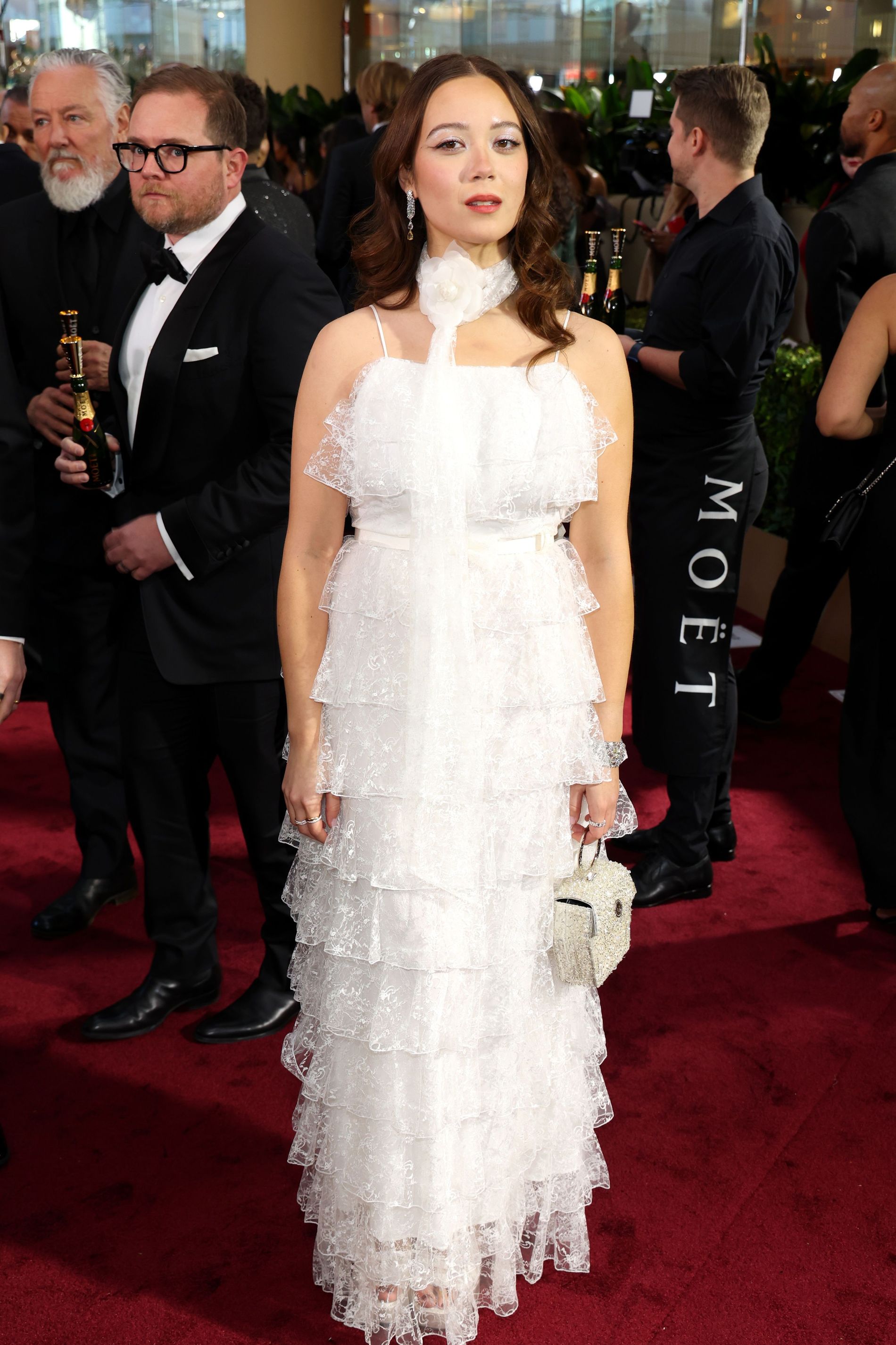 Laufey in Rodarte at the Golden Globes 2024