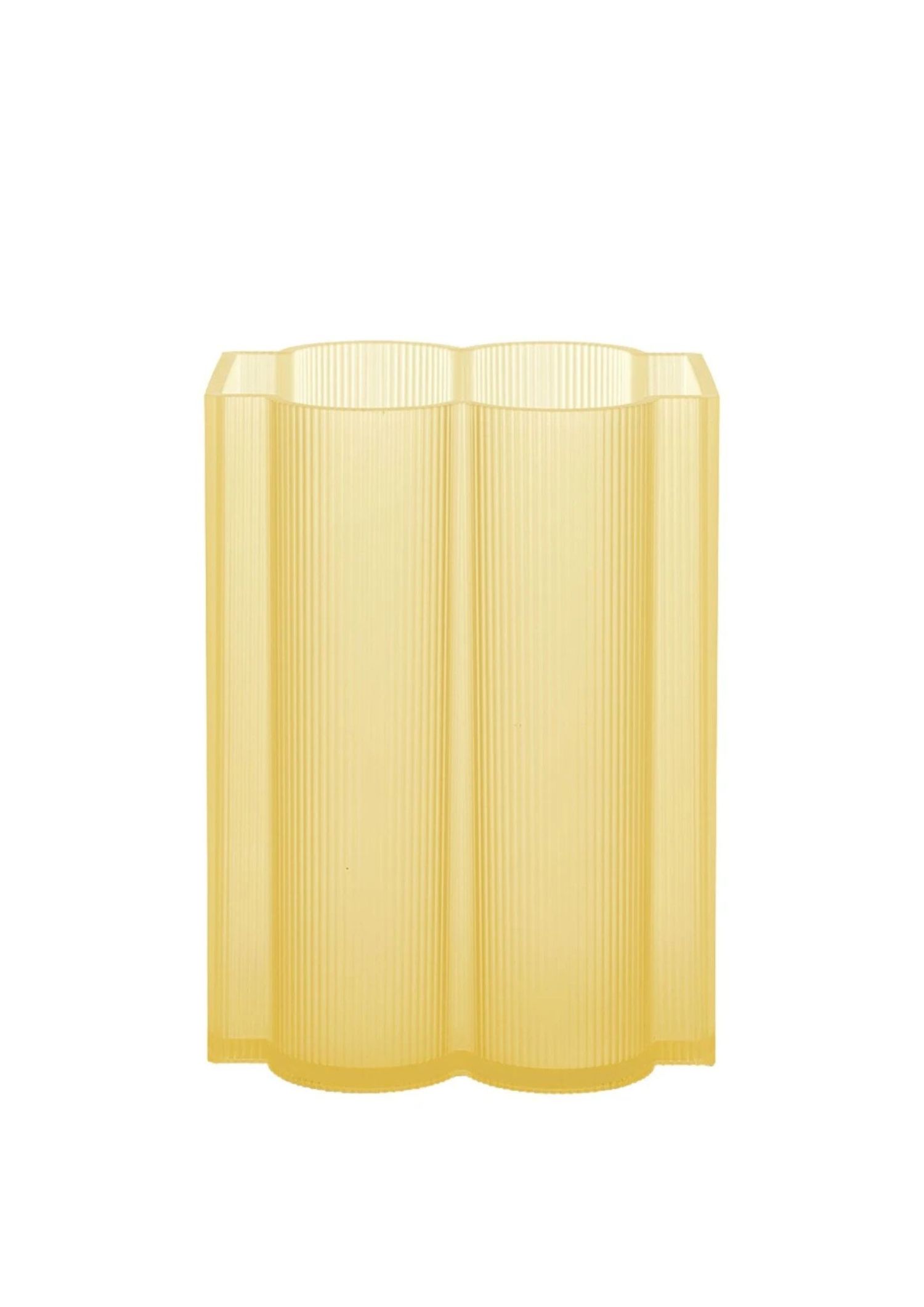 Butter yellow vase
