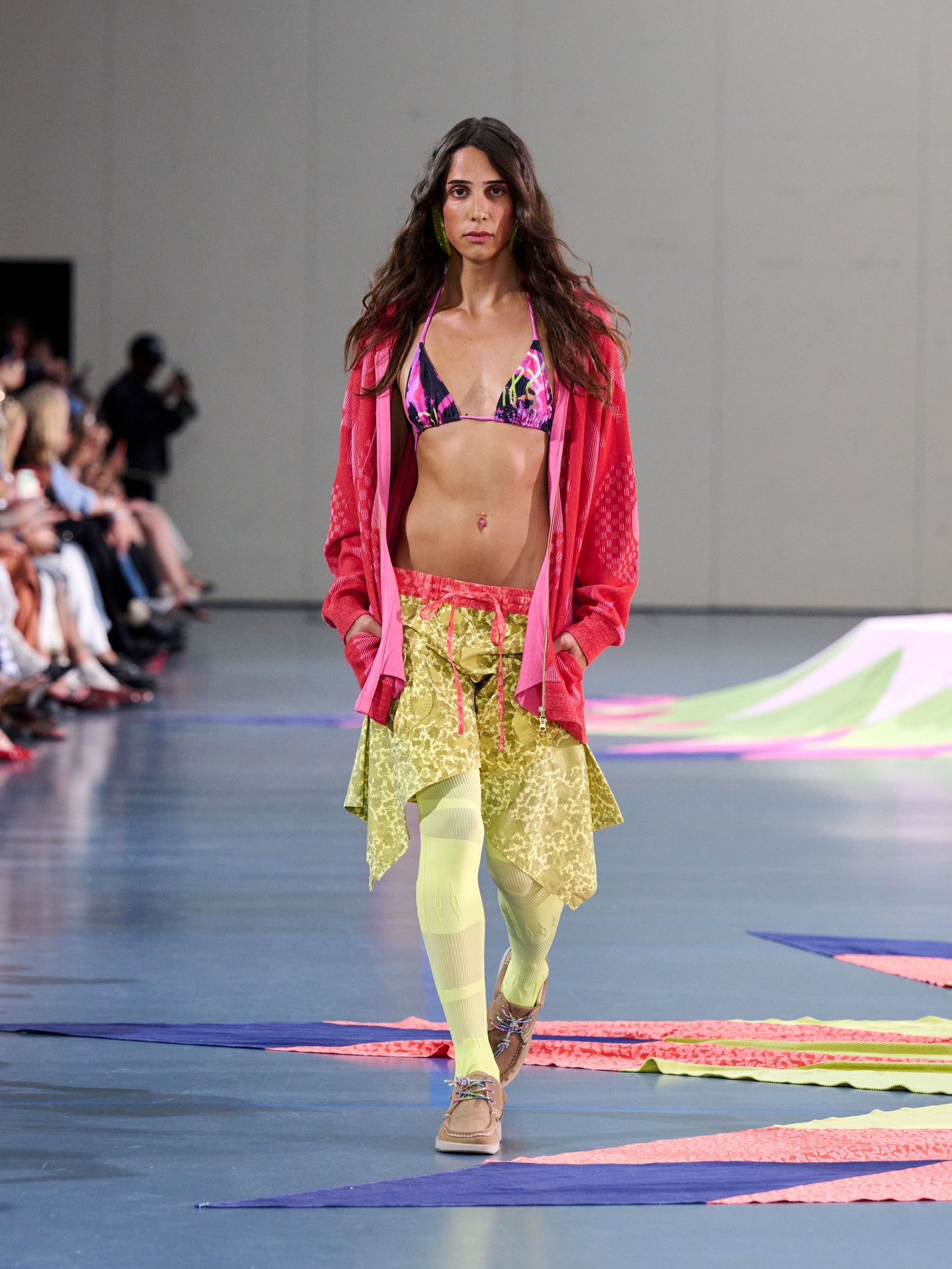 Model walking Paolina Russo spring/summer 2027 runway