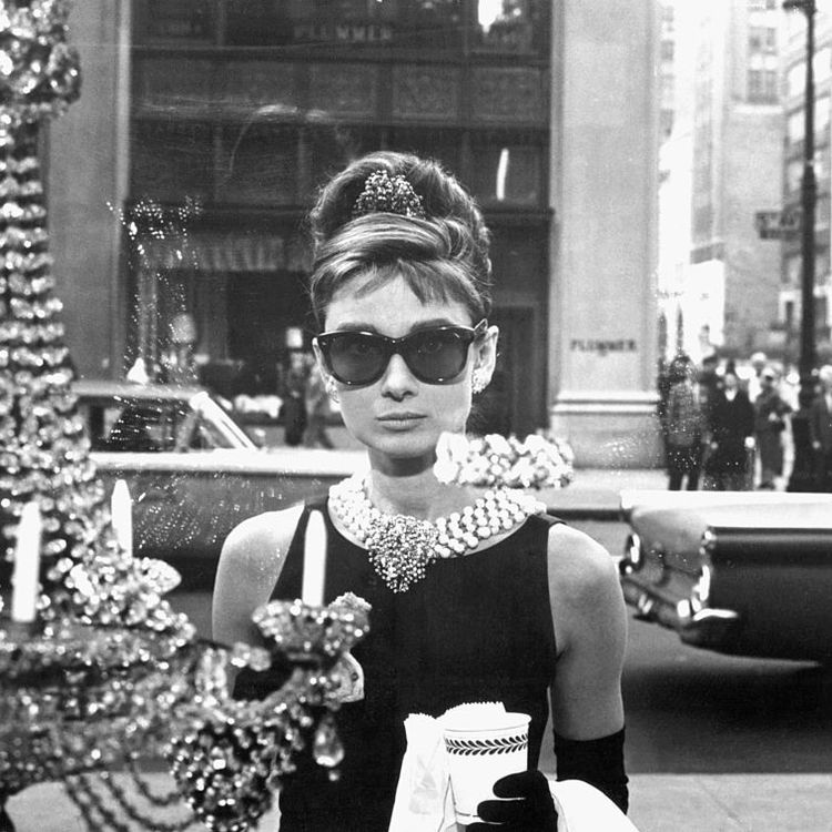 Audrey Hepburn in Breakfast at Tiffanys, 1961