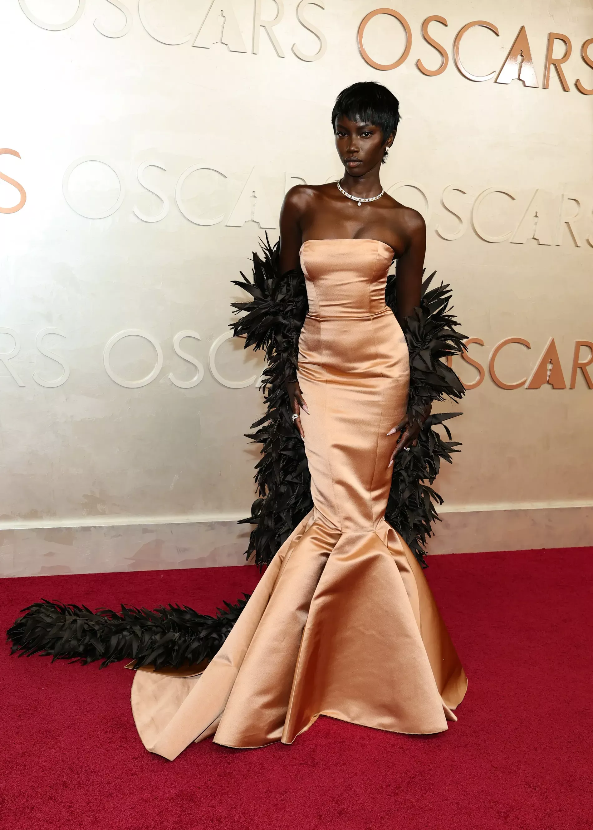 Anok Yai at the 2025 Oscars