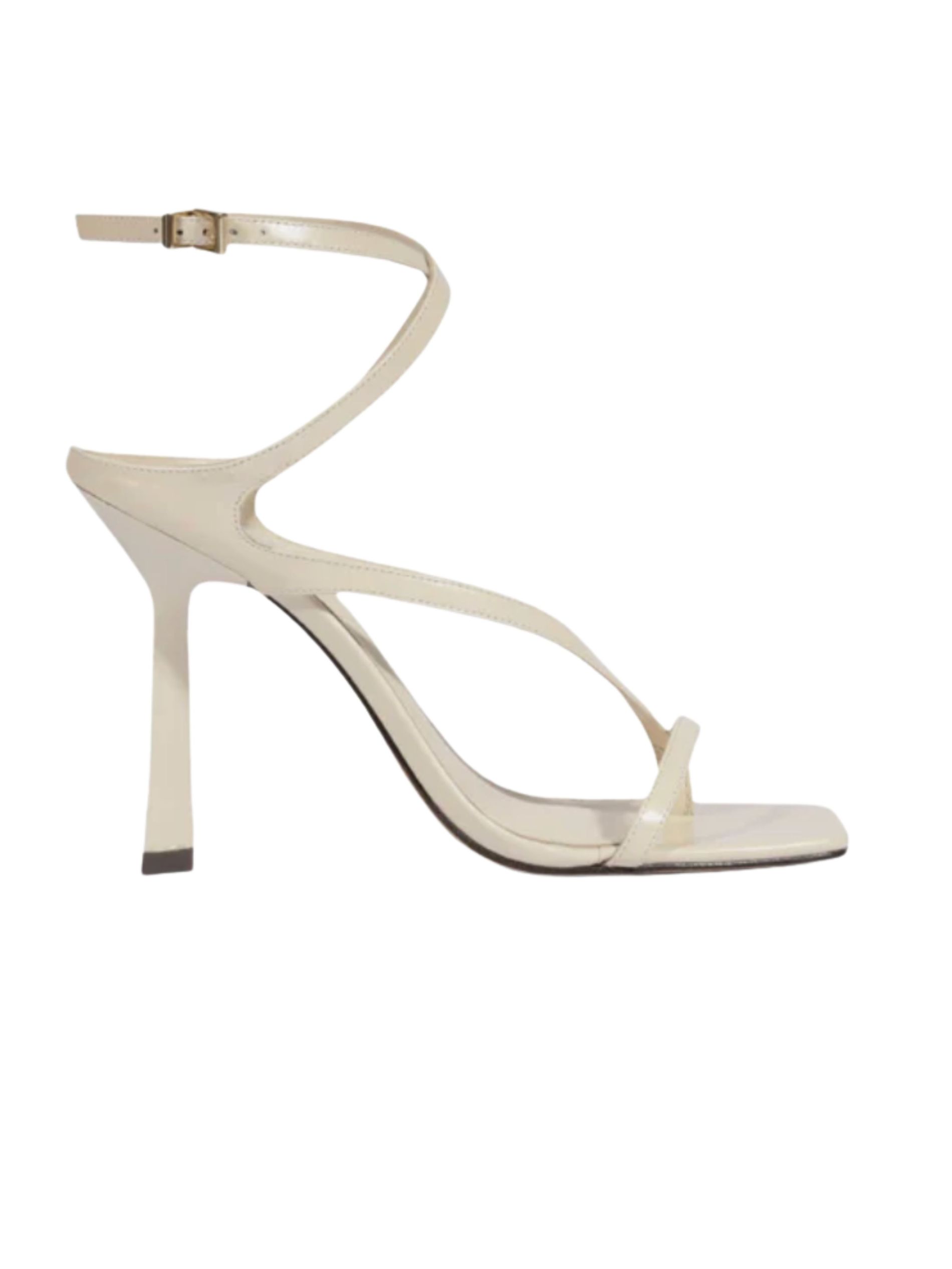 The best white stiletto sandal -- Schutz - On a white background