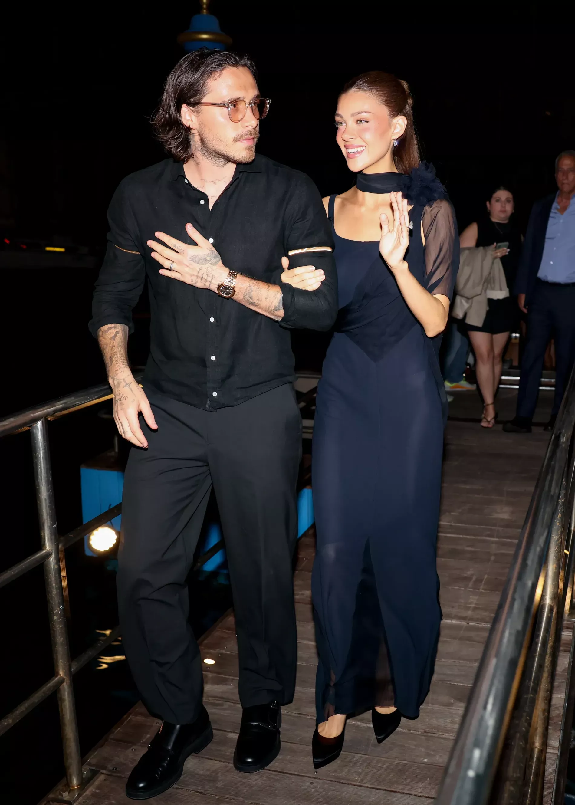 Brooklyn Beckham and Nicola Peltz Beckham at Venice Film Festival