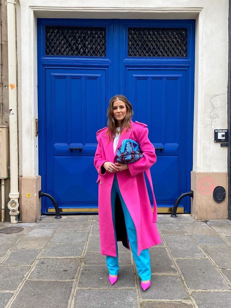 Nina Sandbech at Paris Fashion Week