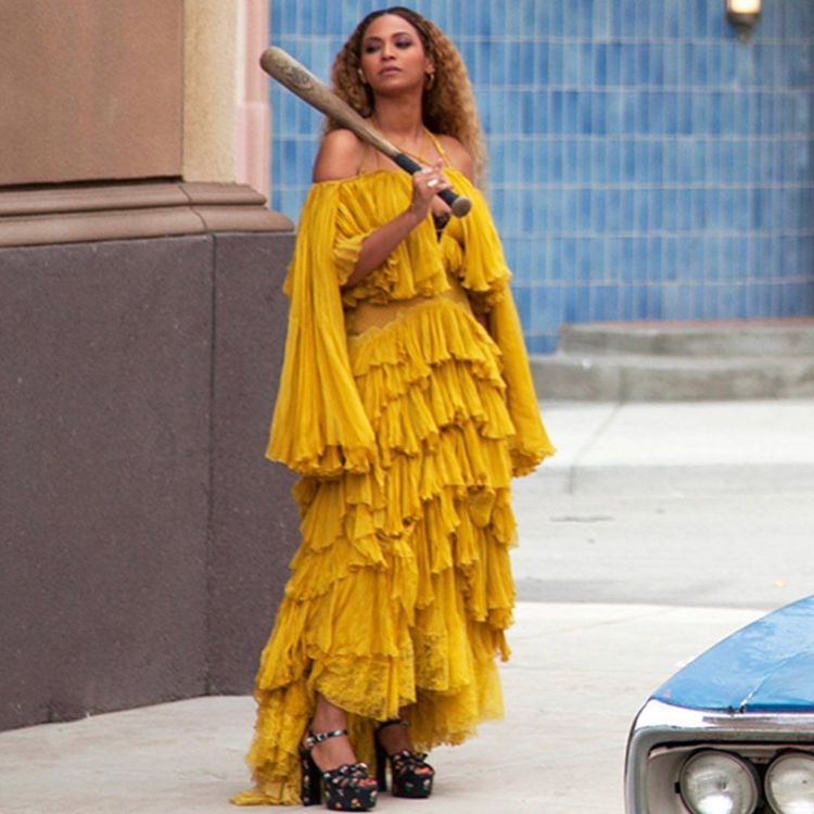 Beyonce in the lemonade dress