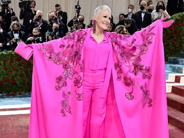 Glen Close in Valentino at the Met Gala
