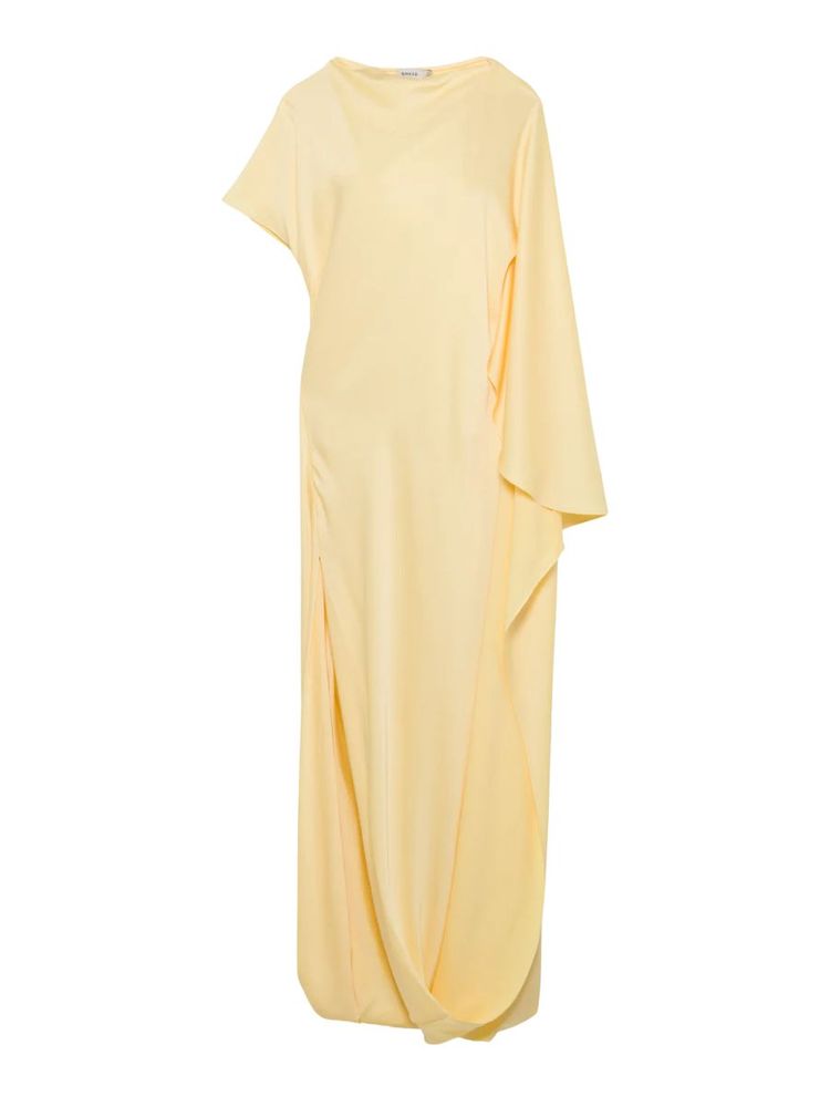 The best yellow satin gown - Simkhai - On a white background