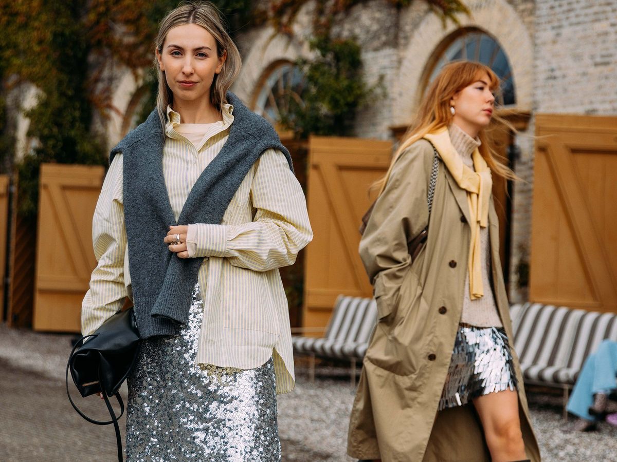 Street style Shop and wear the trendy SS24 sequin skirt Vogue Scandinavia