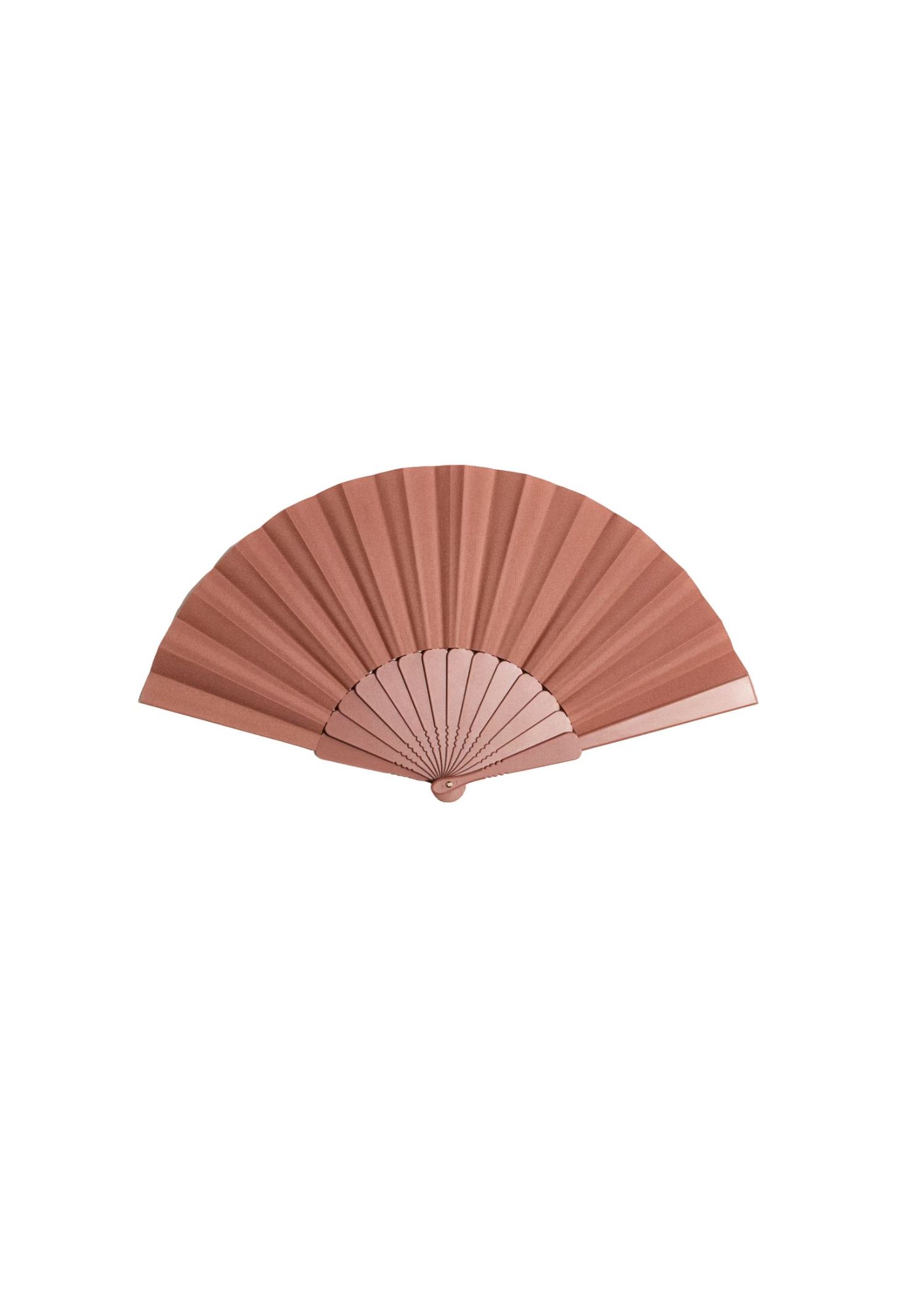 A dusty pink fan