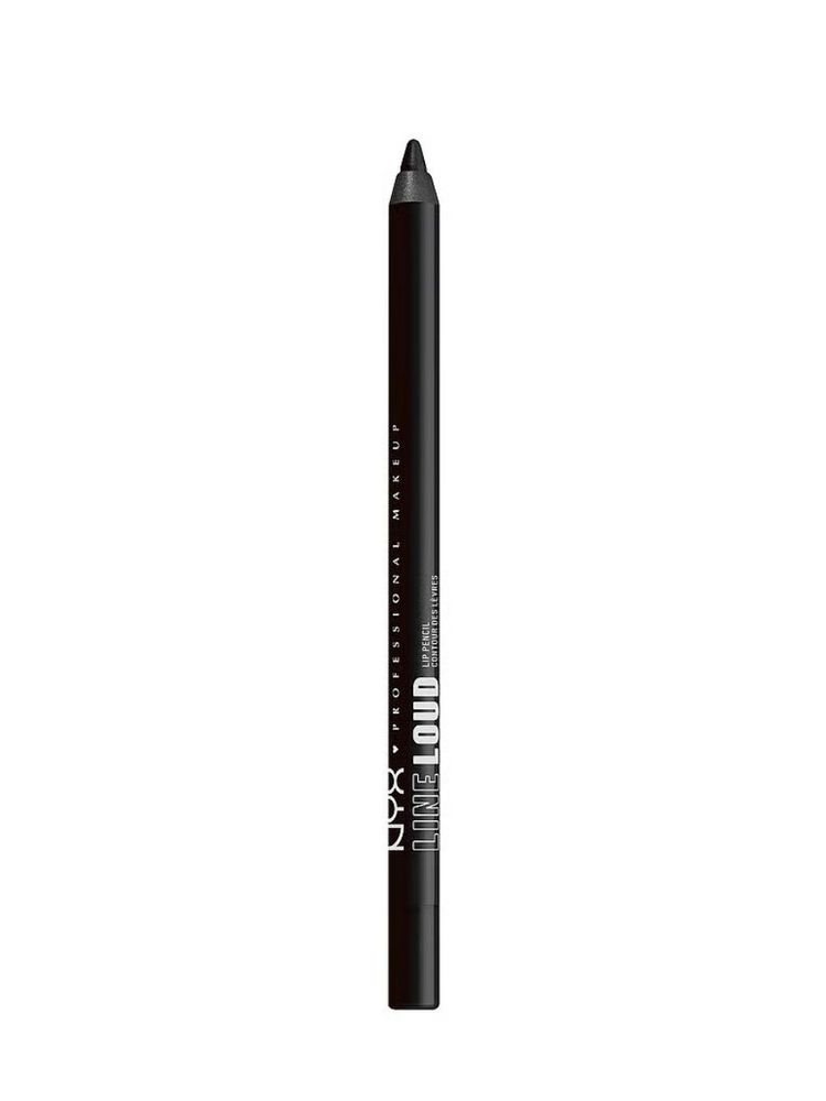 Black lipliner for clown Halloween makeup
