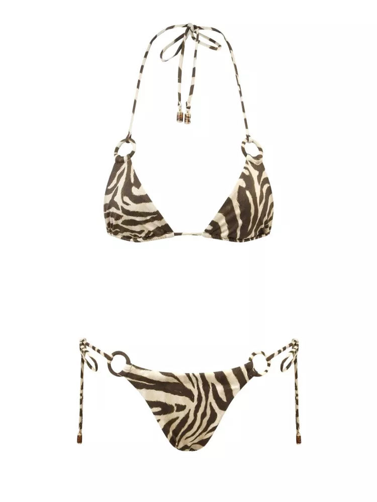 The best animal printed bikini - Zimmermann - On a white background