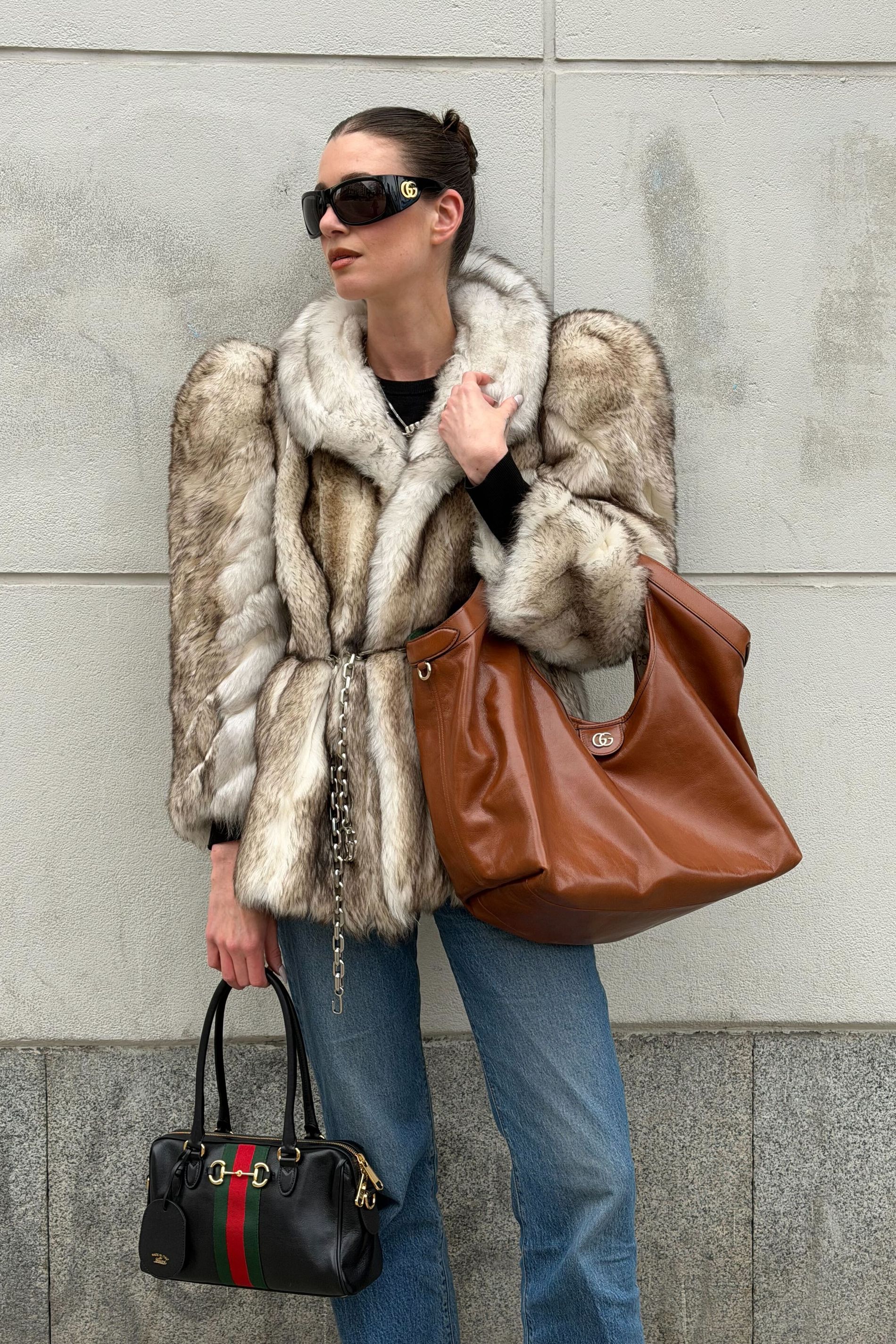 Allyson Shiffman Gucci Borsetto Giglio 