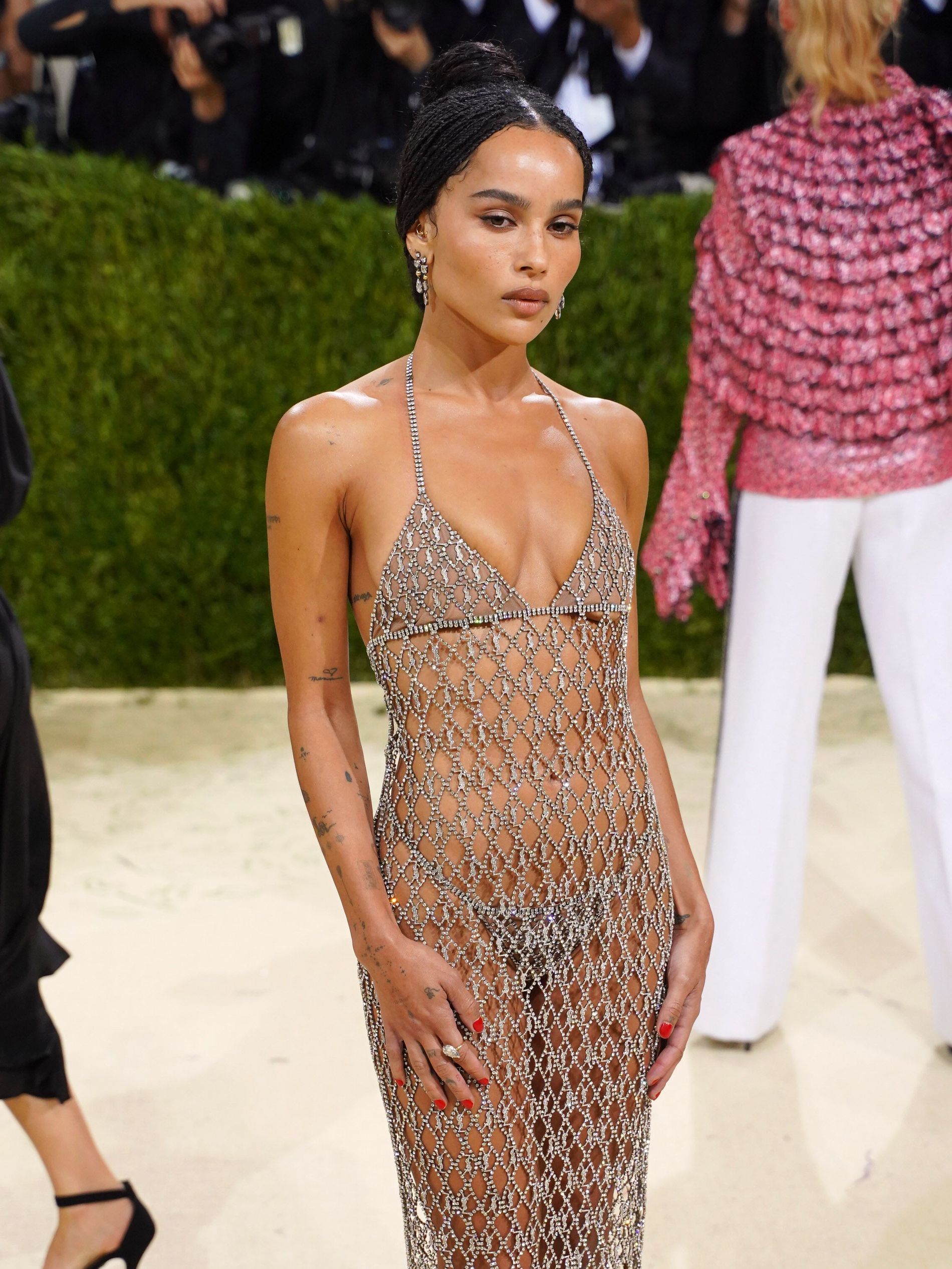 Zoe Kravitz Naked Dress