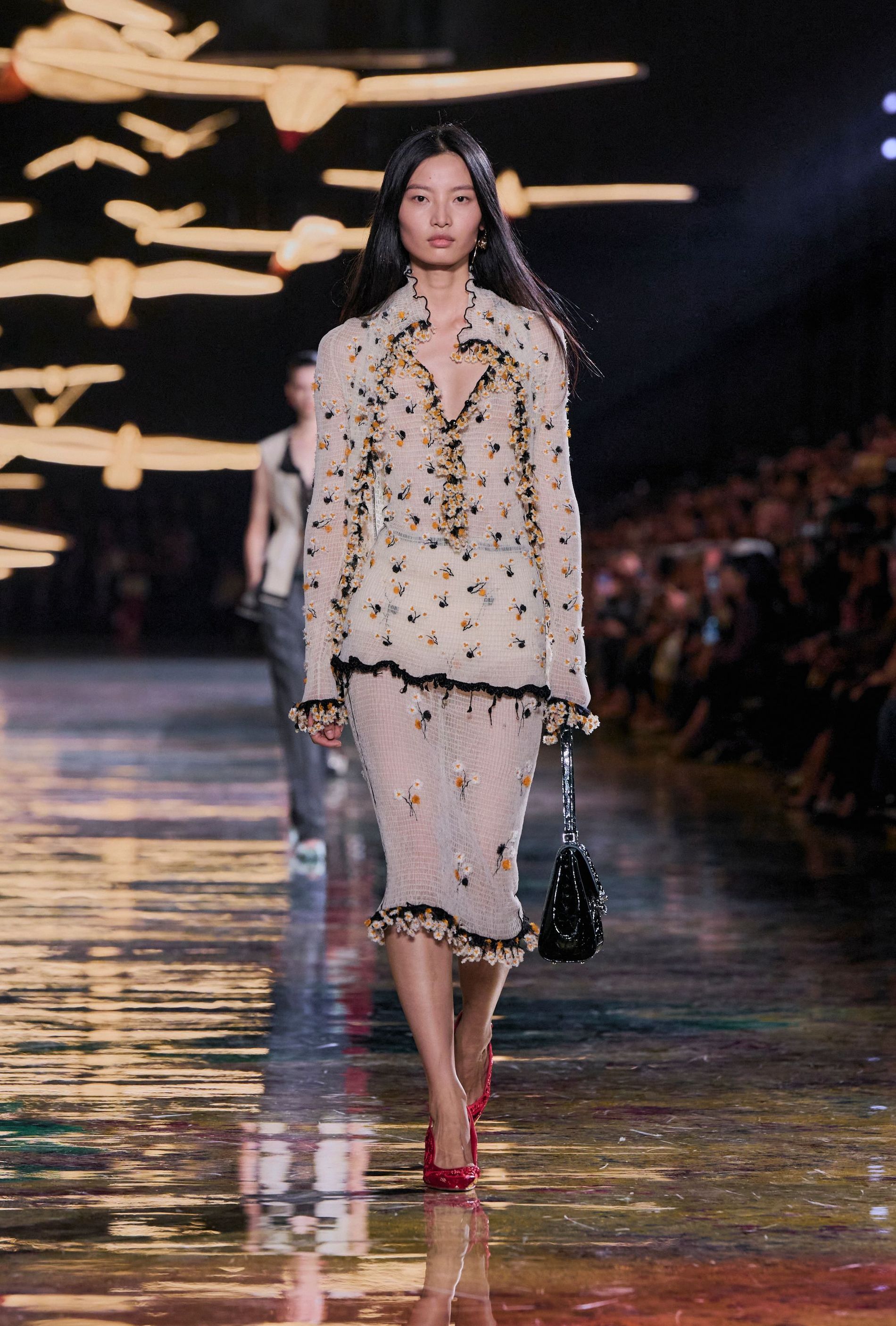 Model walking the Chanel Spring/Summer 2027 runway collection
