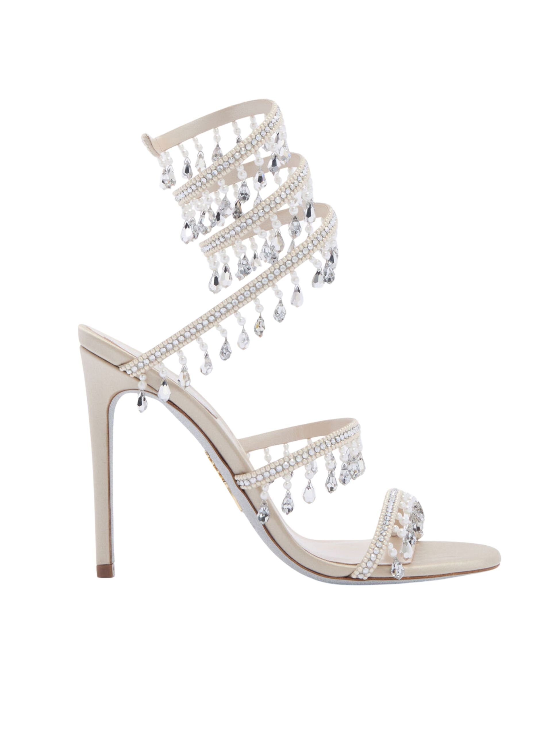 The best designer wedding heels - Rene Caovilla  - On a white background