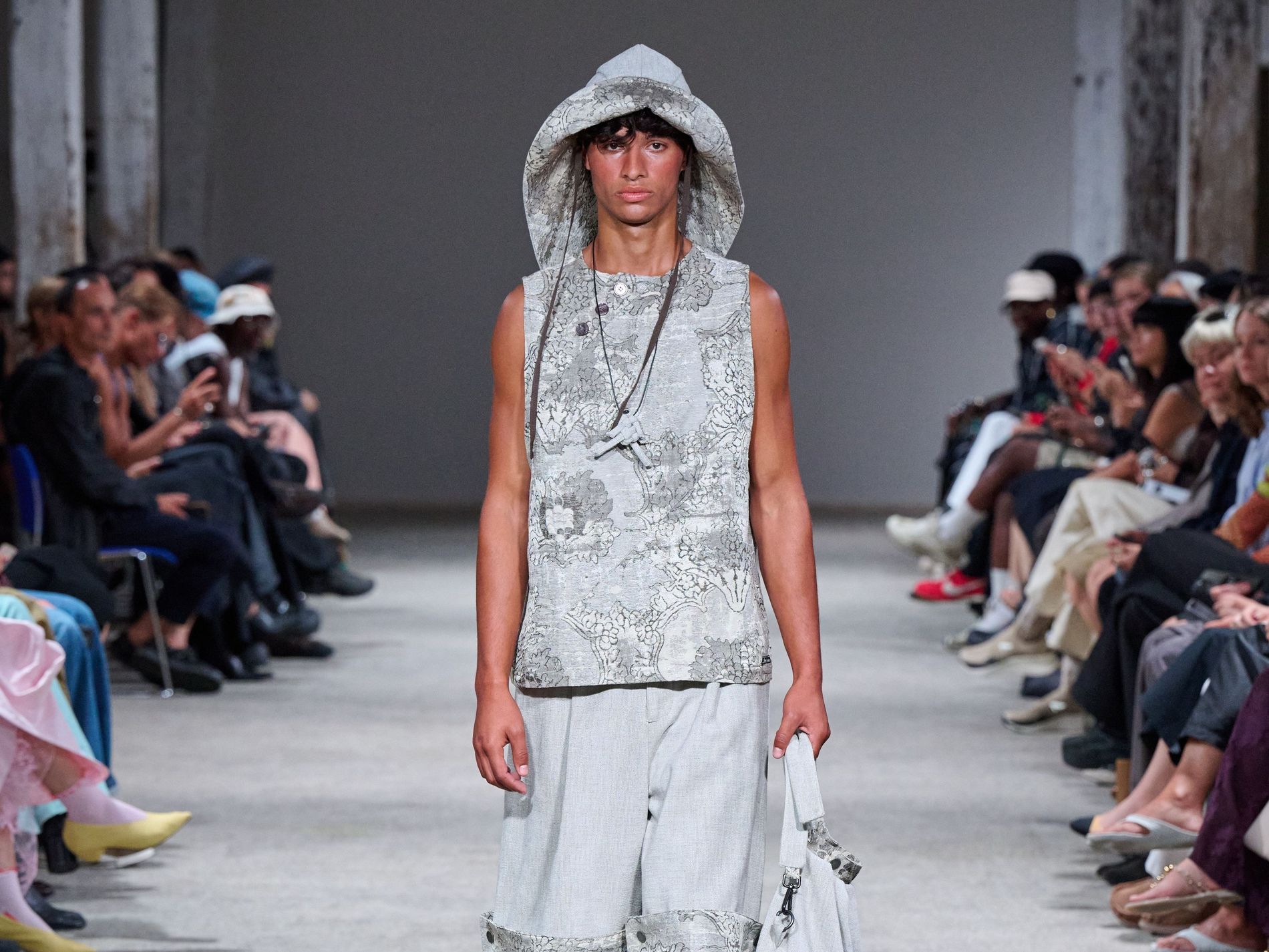 Model walks Renè runway show at CPHFW SS27