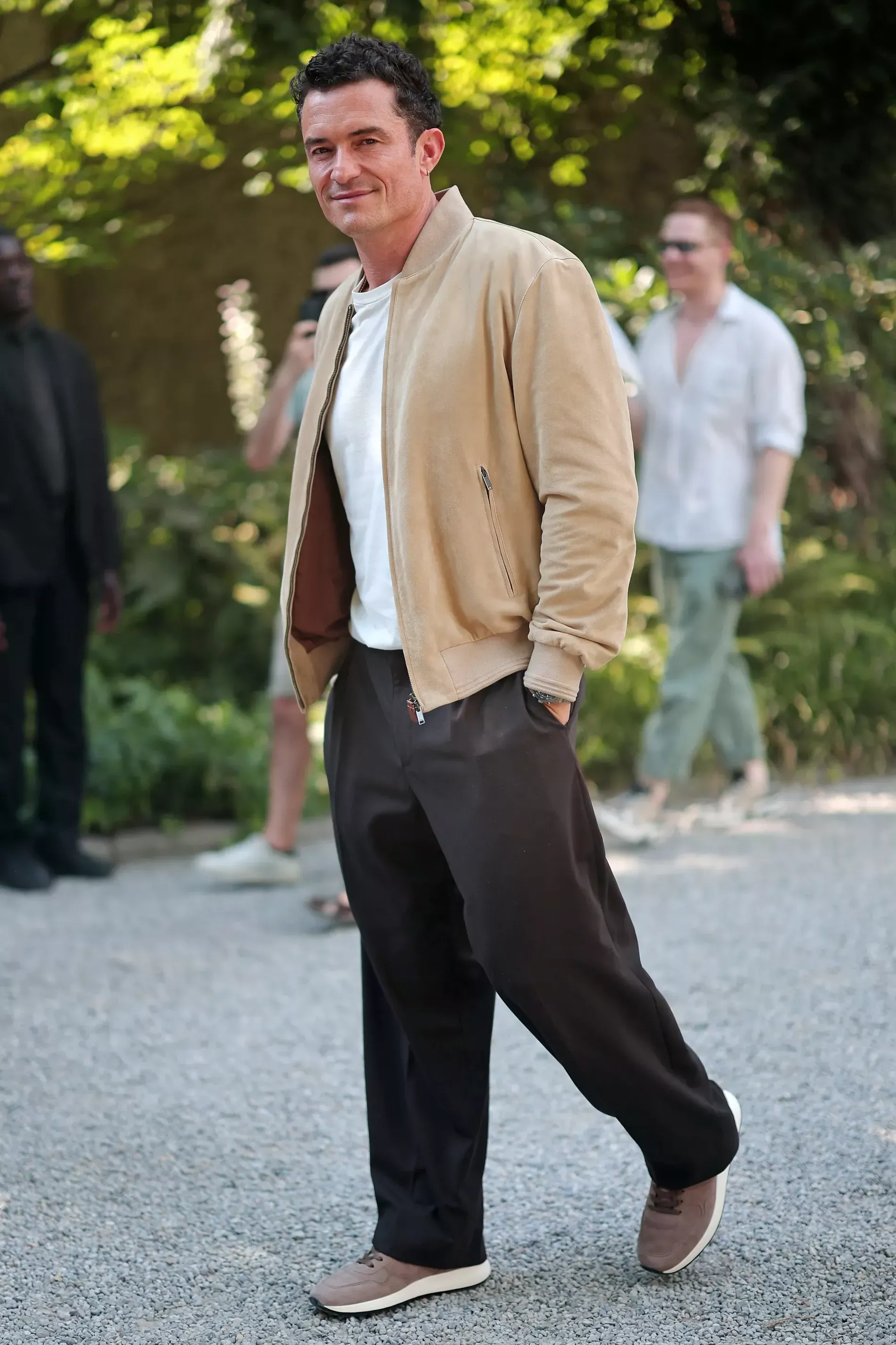 Celebrity Sightings Men’s Spring 2027 Orlando Bloom