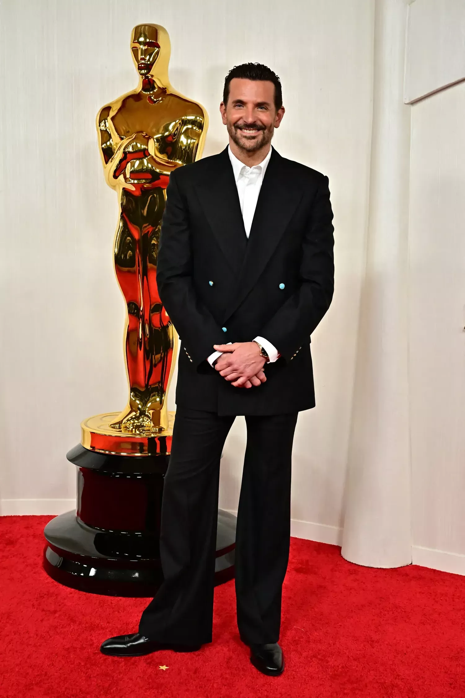 Bradley Cooper on the Oscars 2024 red carpet