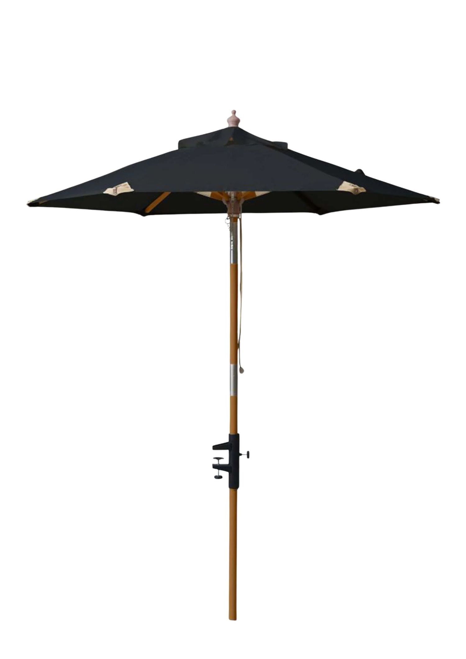 black adjustable parasol