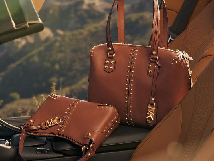 archive 00s Y2K Studded Tote Bag bronze Y2K Studded Black Leather