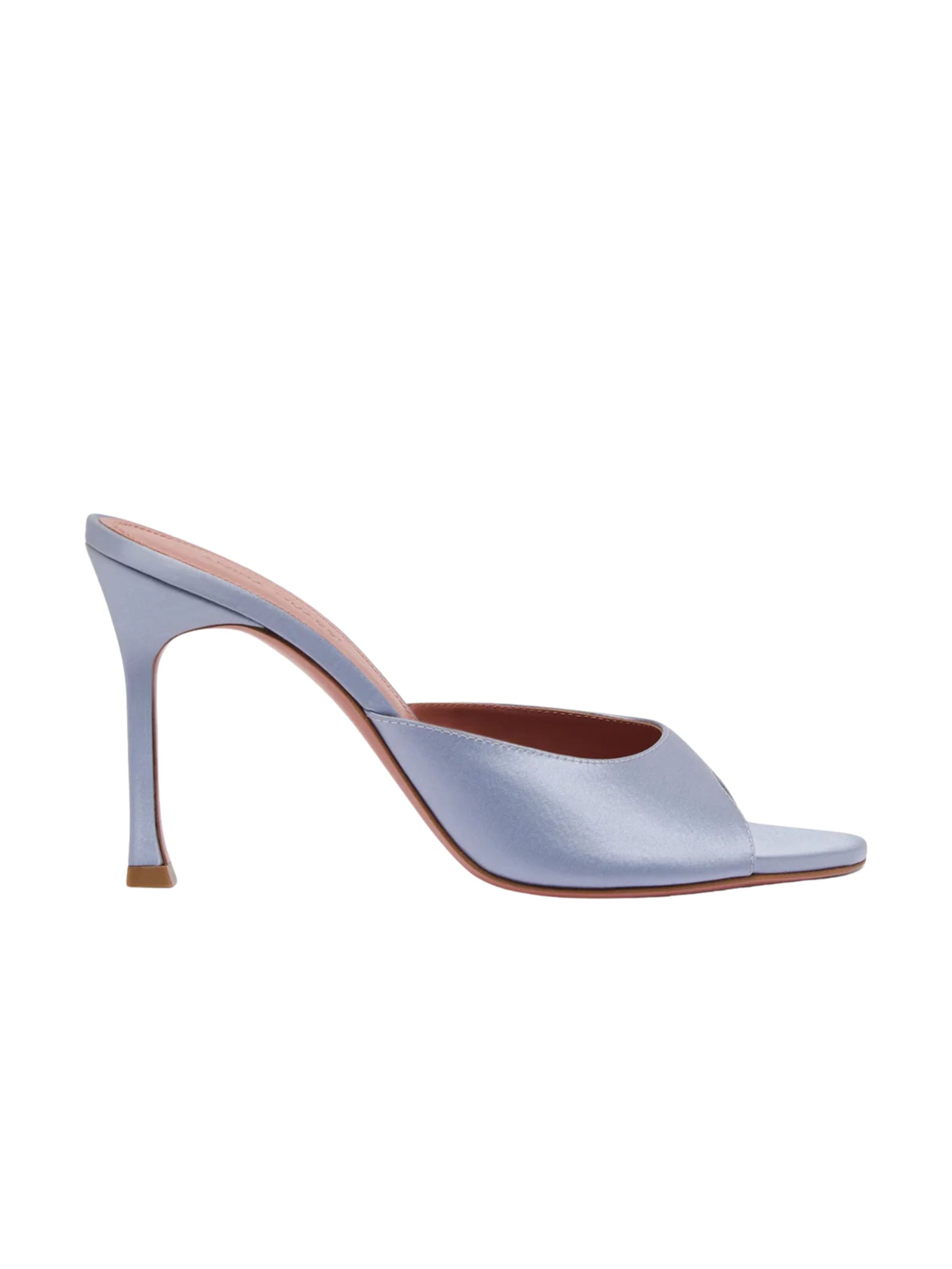 The best blue wedding heels - Amina Muaddi - On a white background