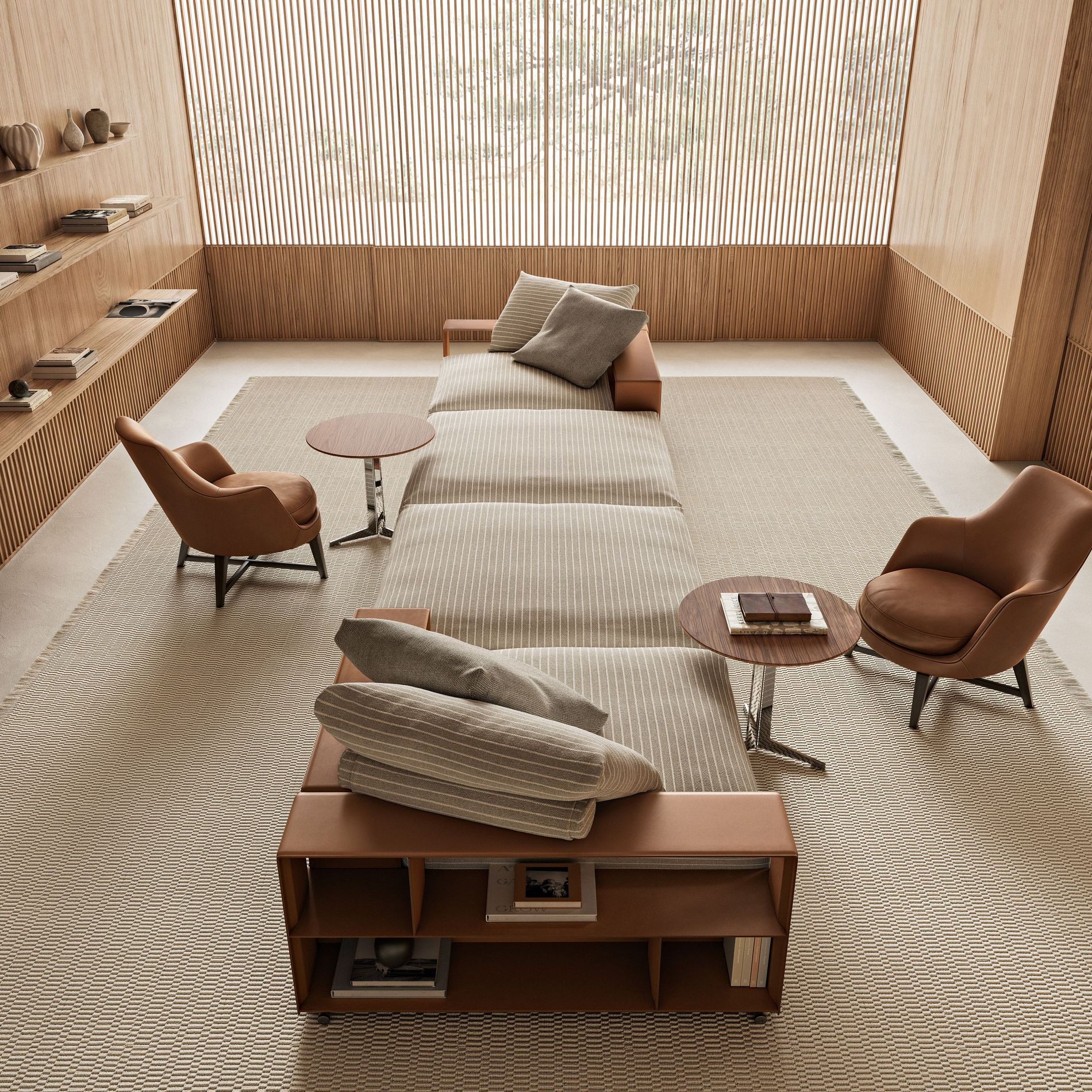 The Groundpiece sofa by Flexform