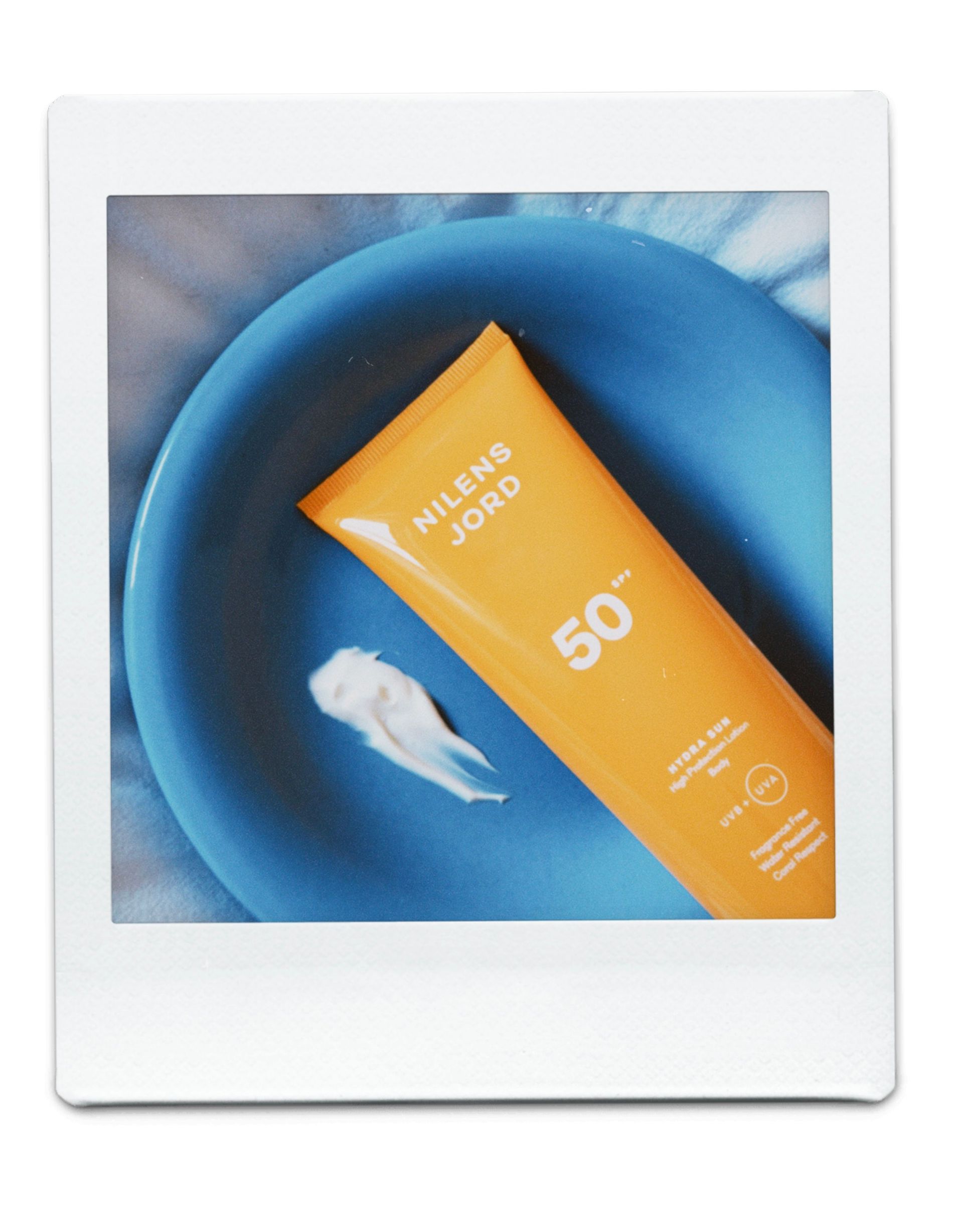 The best body sunscreen - Nilens Jord - On a white background