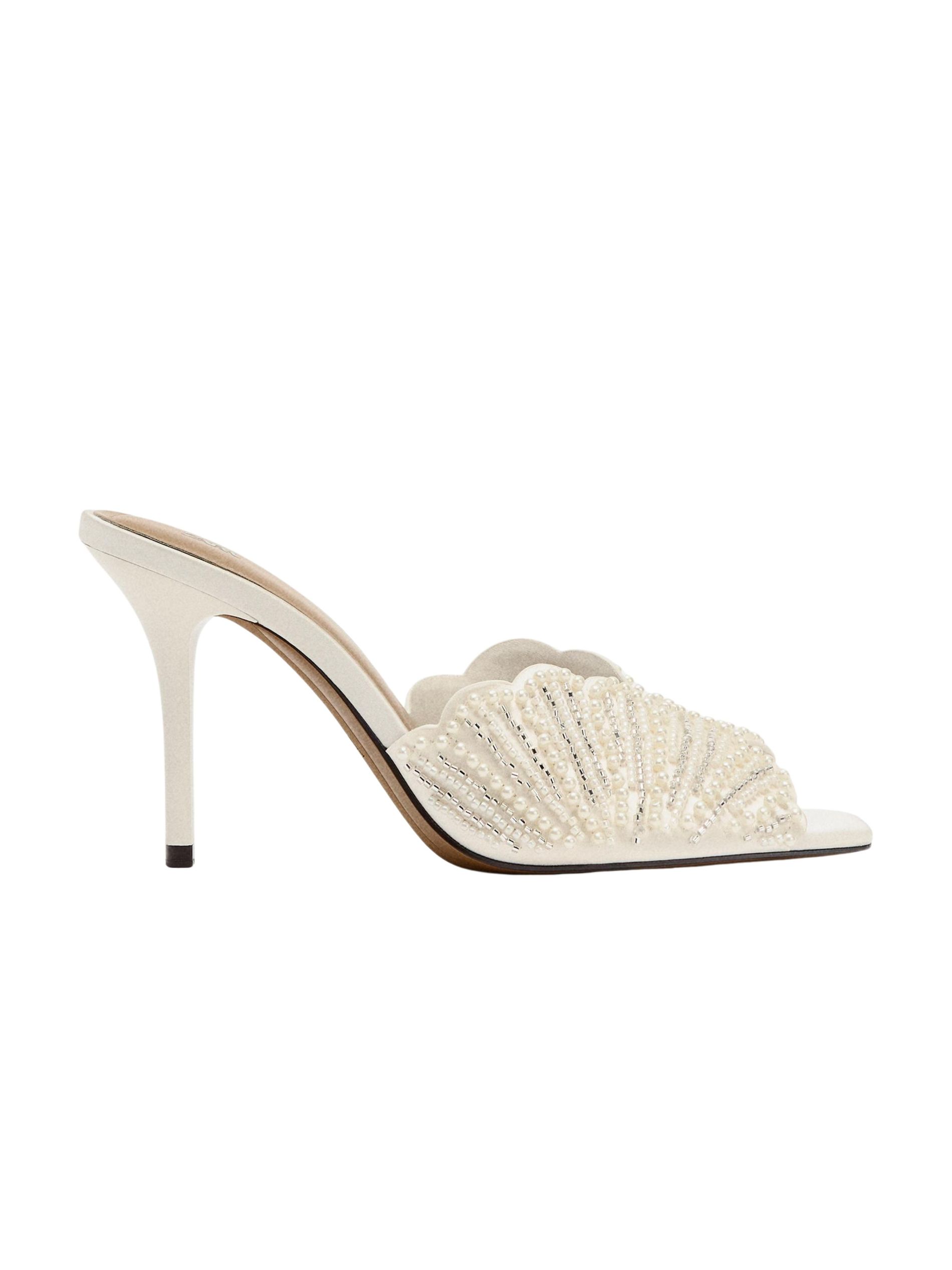The best affordable high heel mules - Zara - On a white background