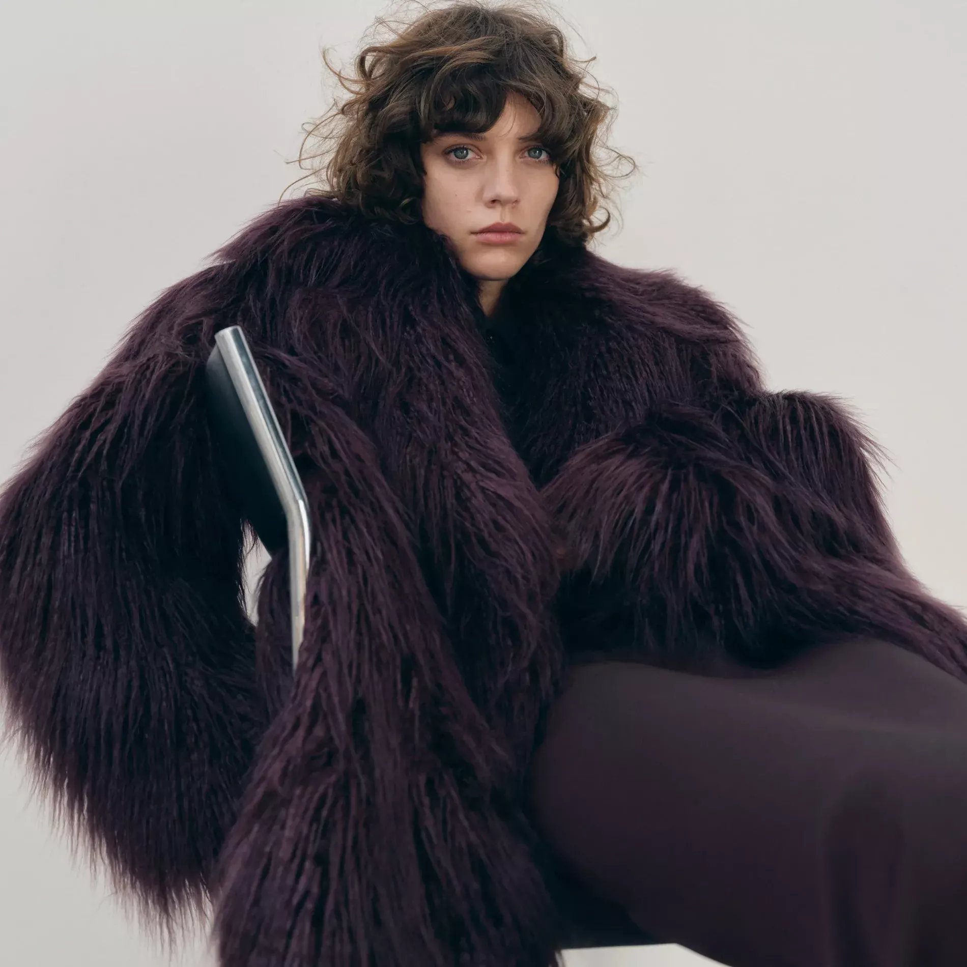 Monki fur jacket sale