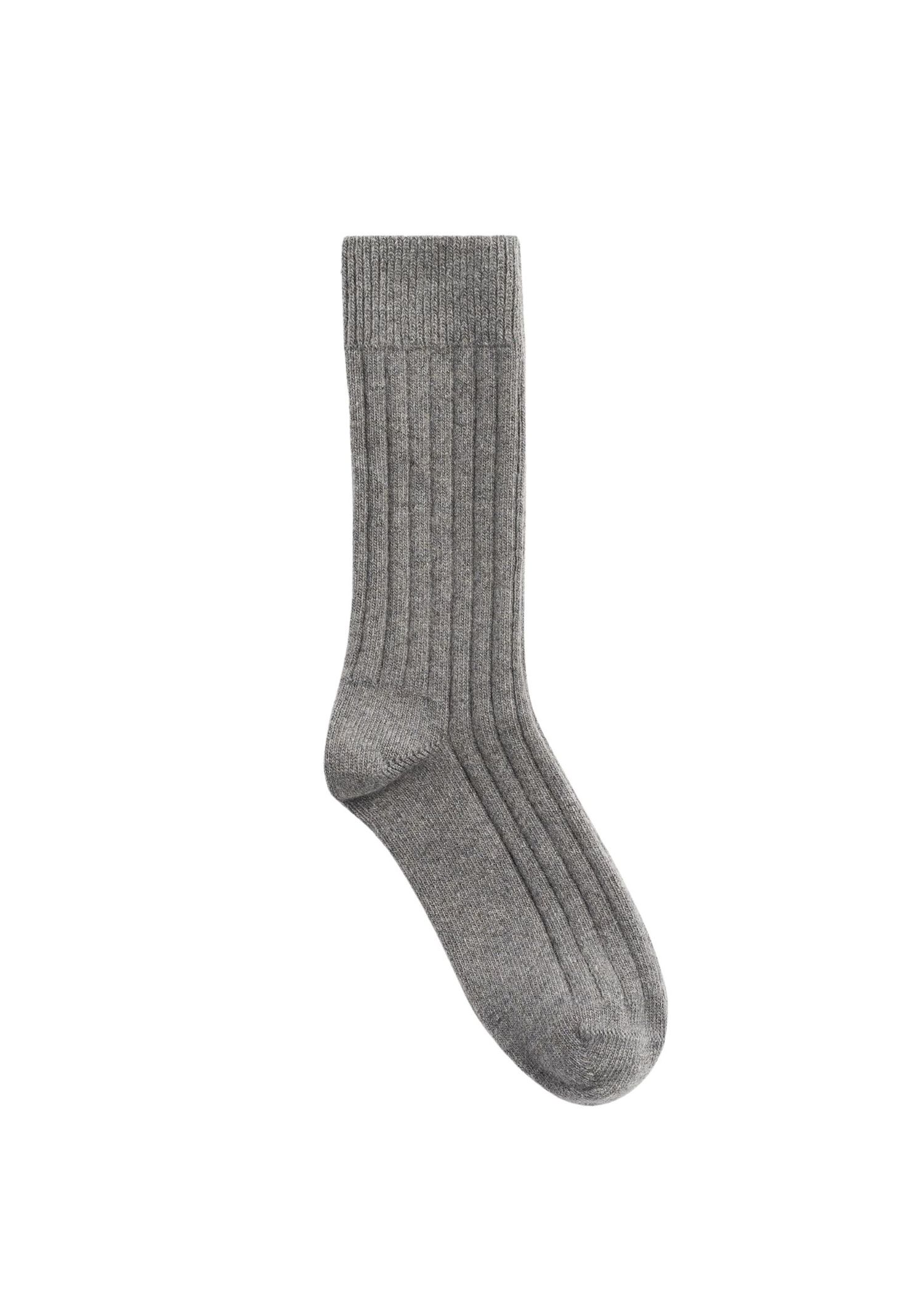The best ribbed cashmere socks - Tekla - On a white background