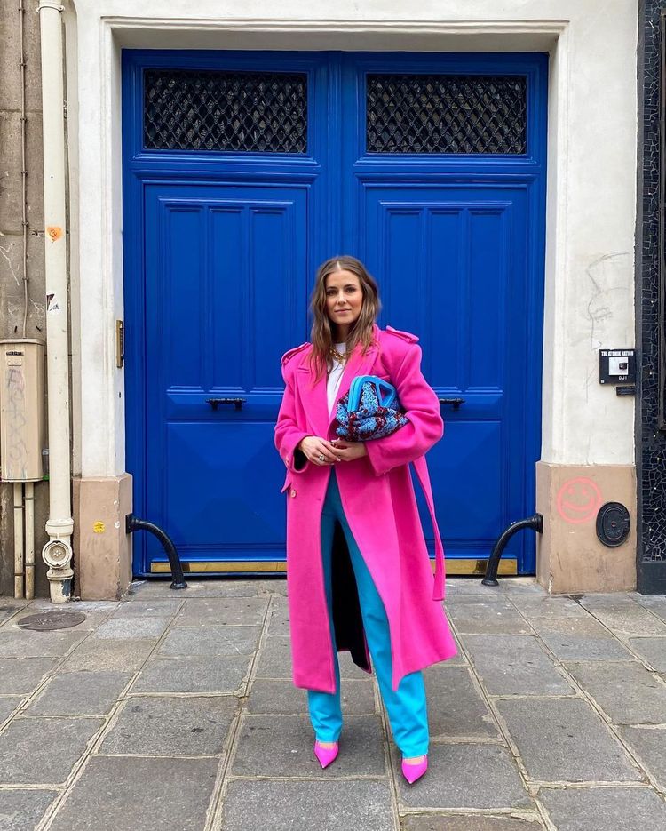 Nina Sandbech at Paris Fashion Week