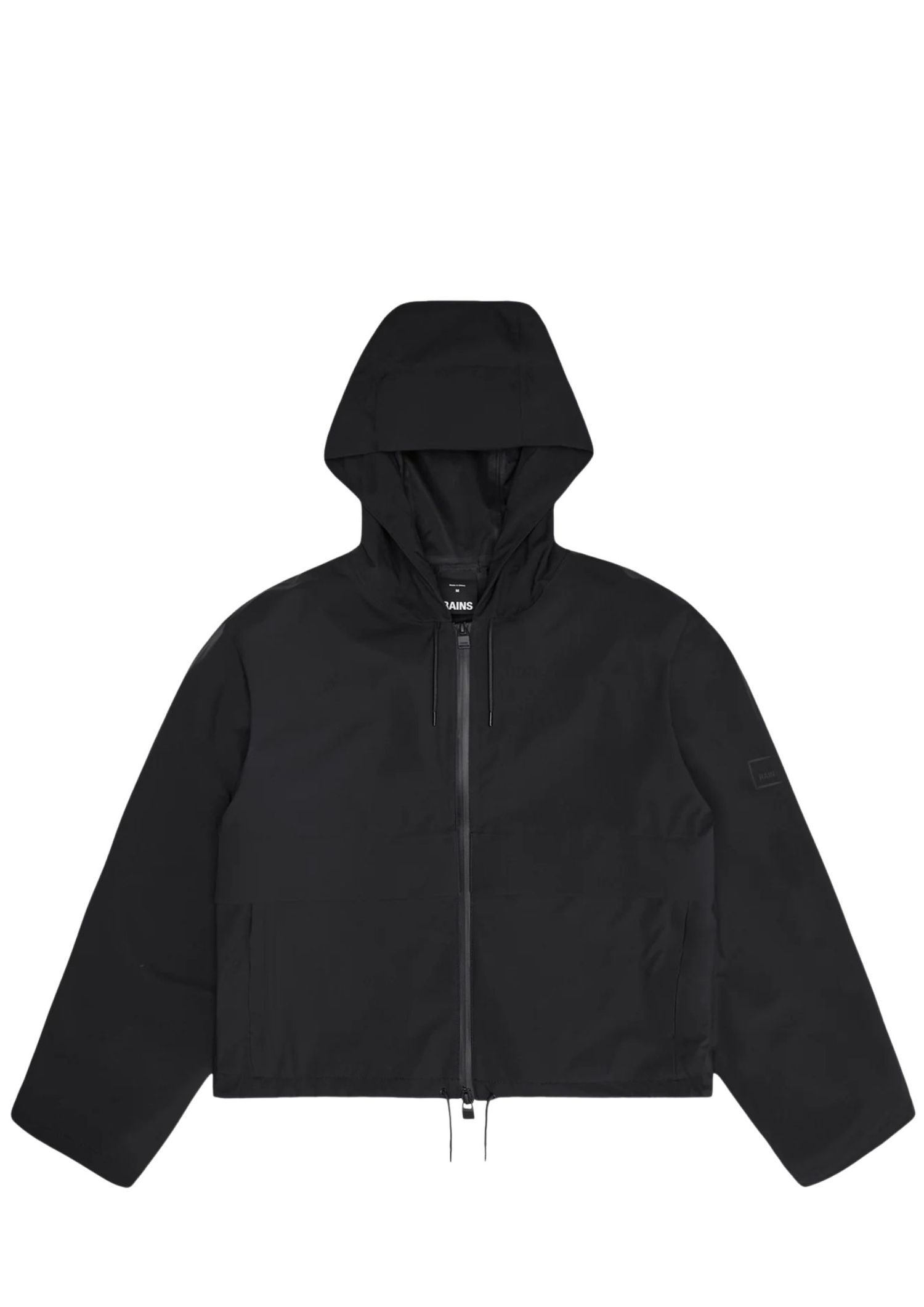 Rains black short rain jacket