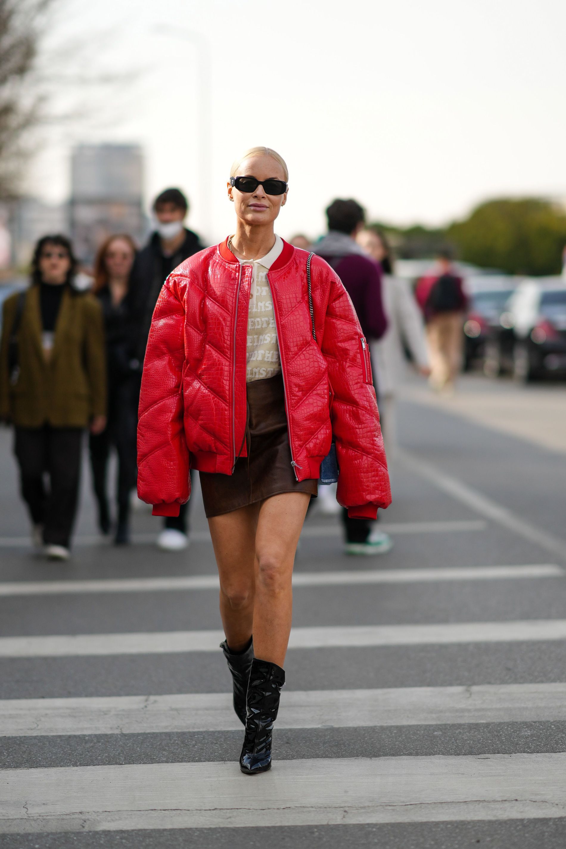 Thora Valdimars at Milan Fashion Week