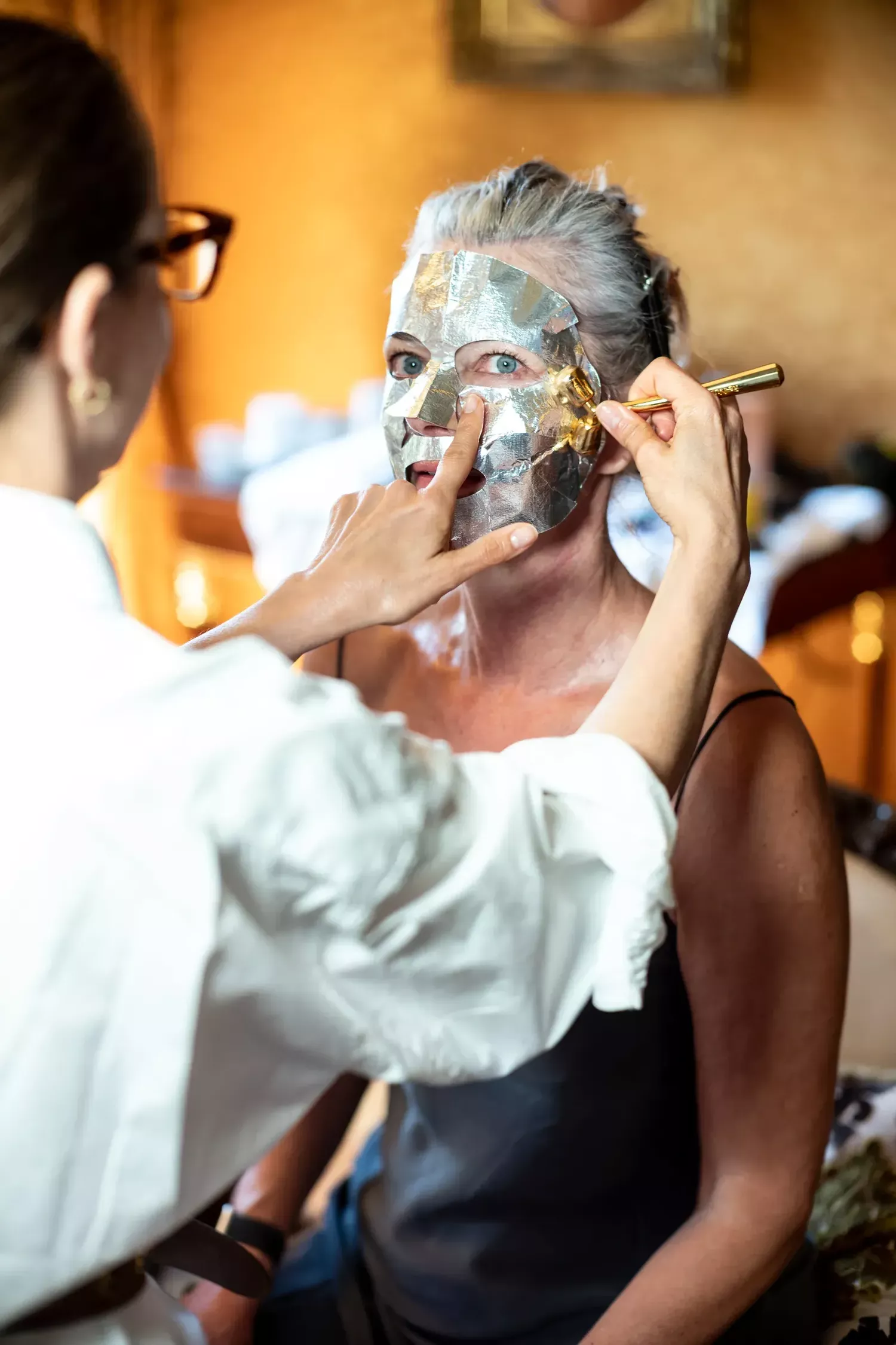 Paulina Porizkova Wedding Prep
