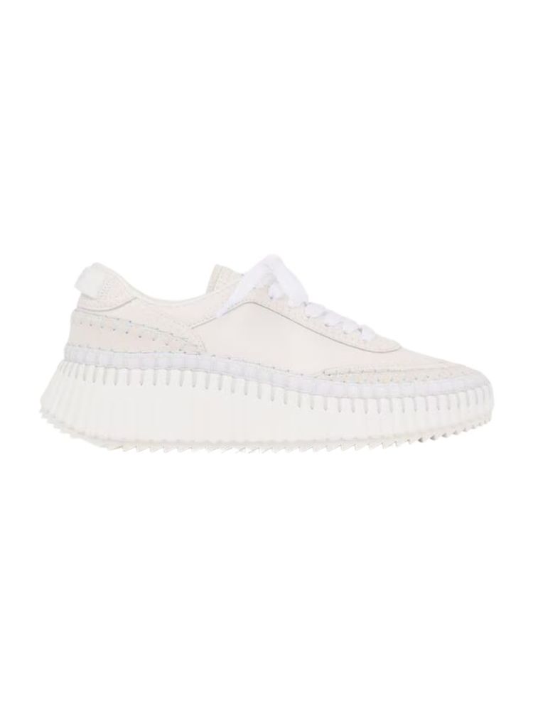 The best platform sneaker by Chloe on a white background