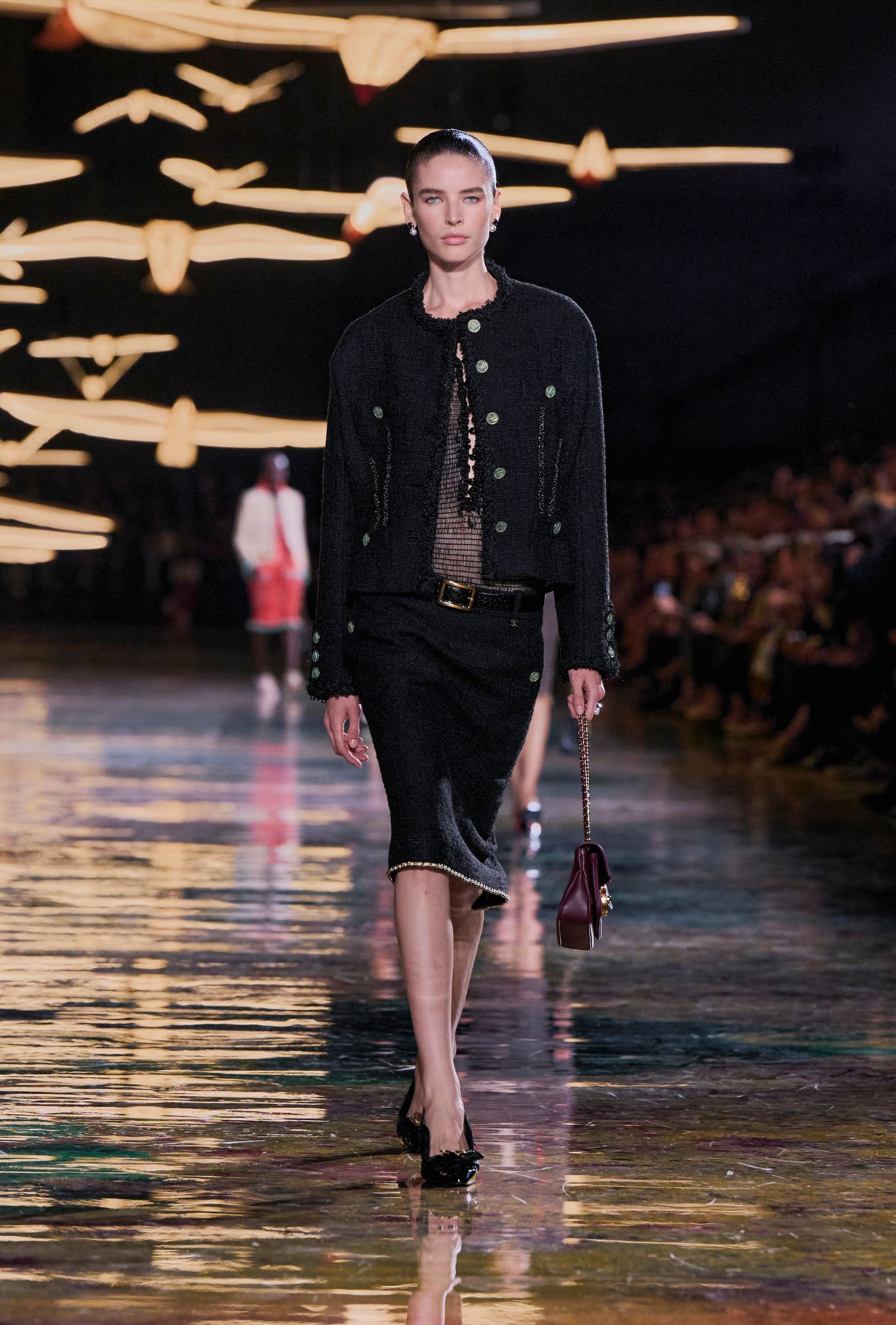 Model walking the Chanel Spring/Summer 2027 runway collection