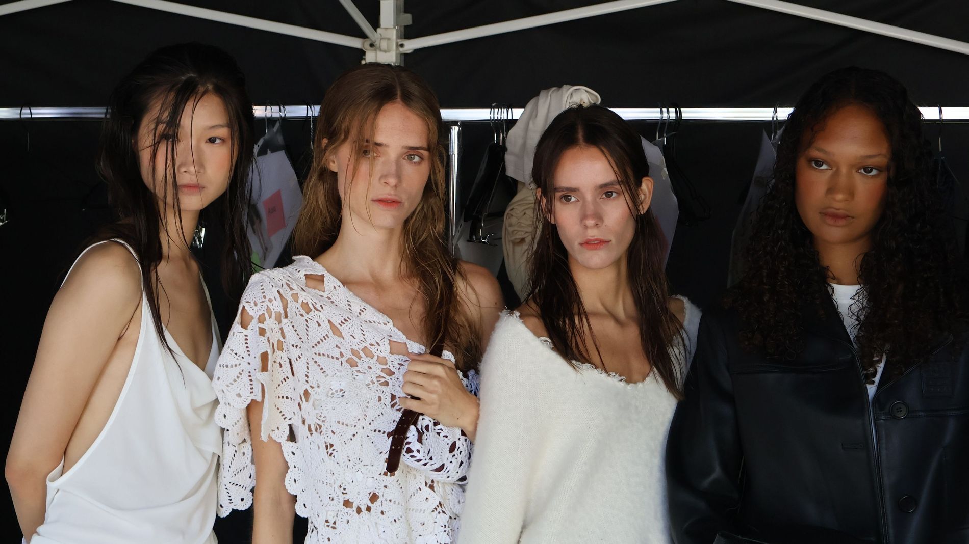 Models backstage at Studio Constance SS27 show
