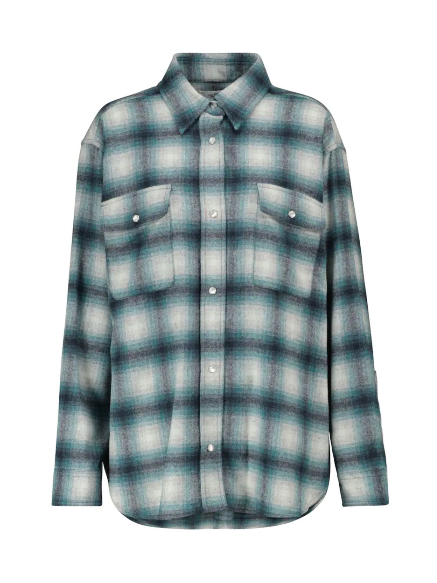 Isabel Marant Marcelia checked flannel shirt