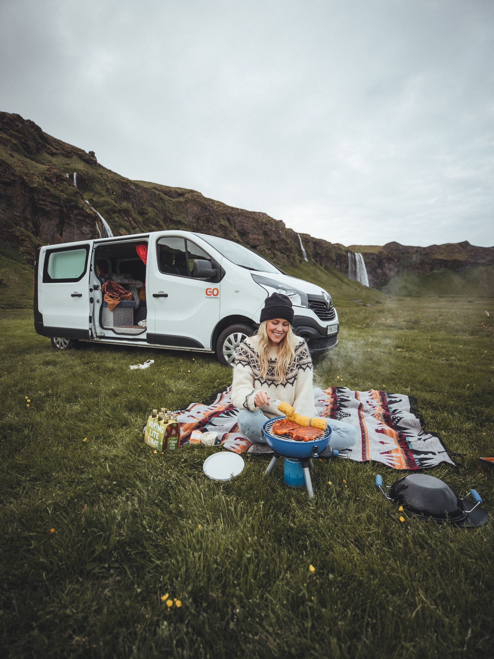 Camper van in Iceland