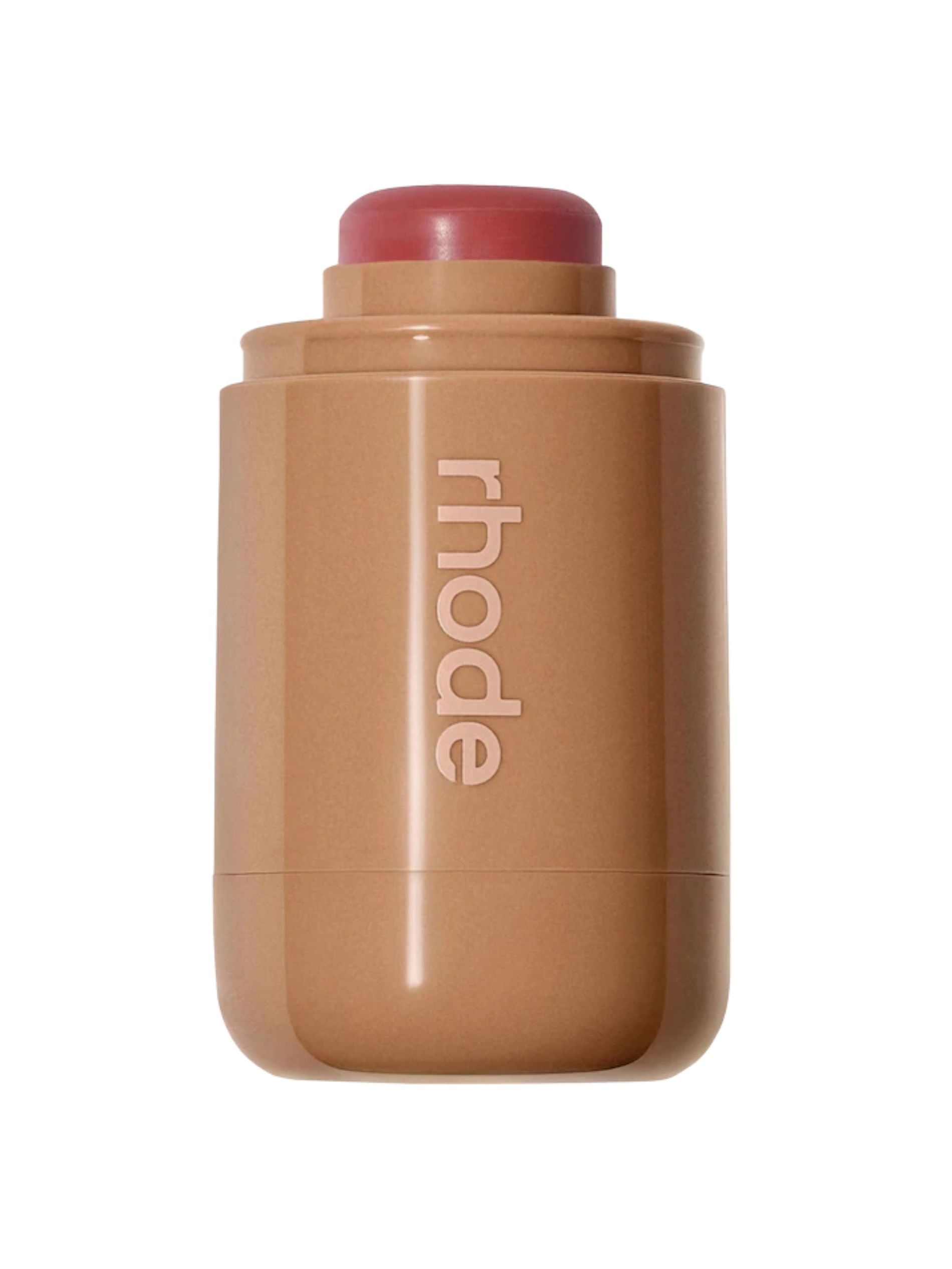Rhode blush in sleepy girl against a white background