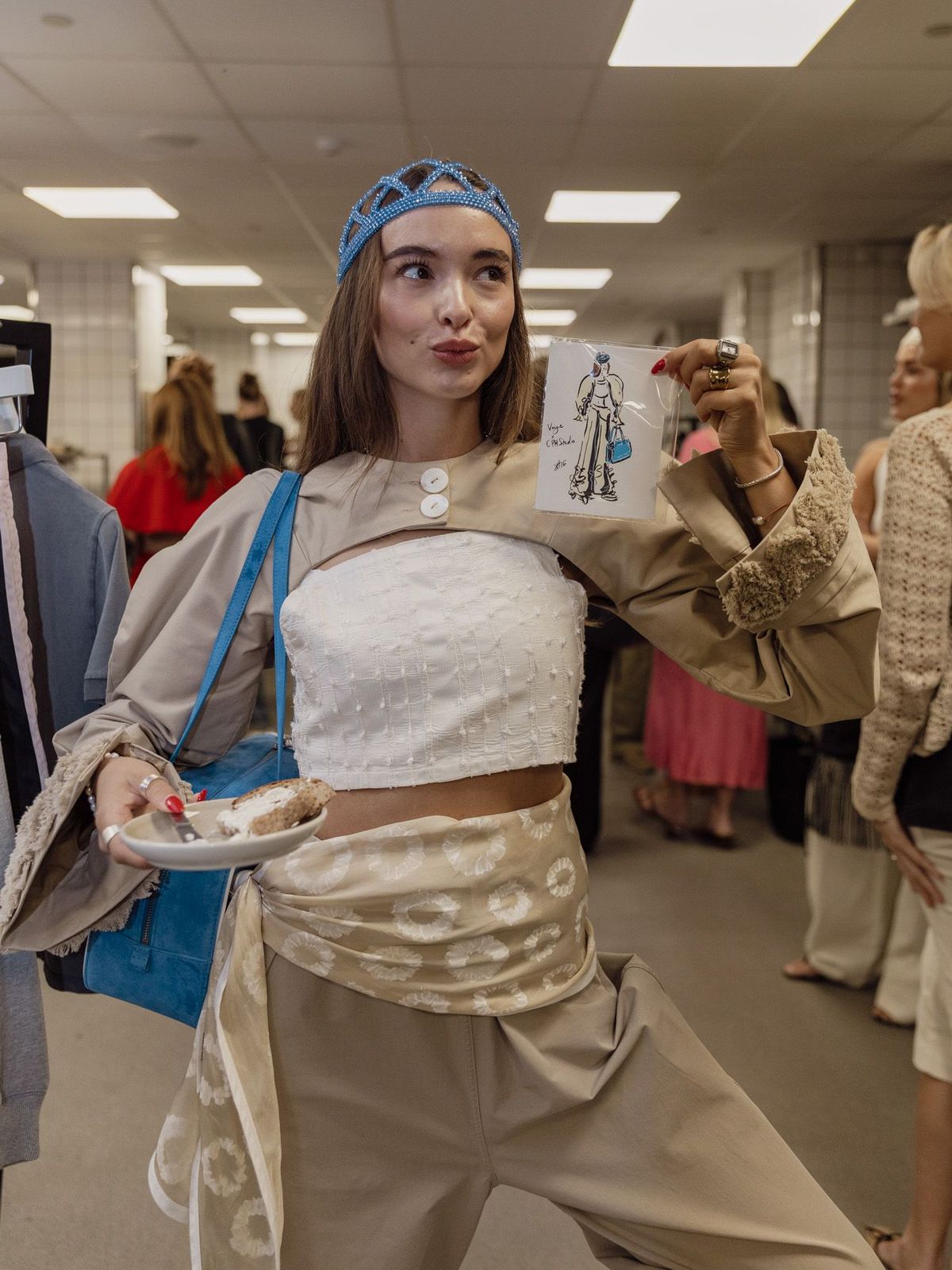 Attendee at Vogue Scandinavia X Copenhagen Studio breakfast